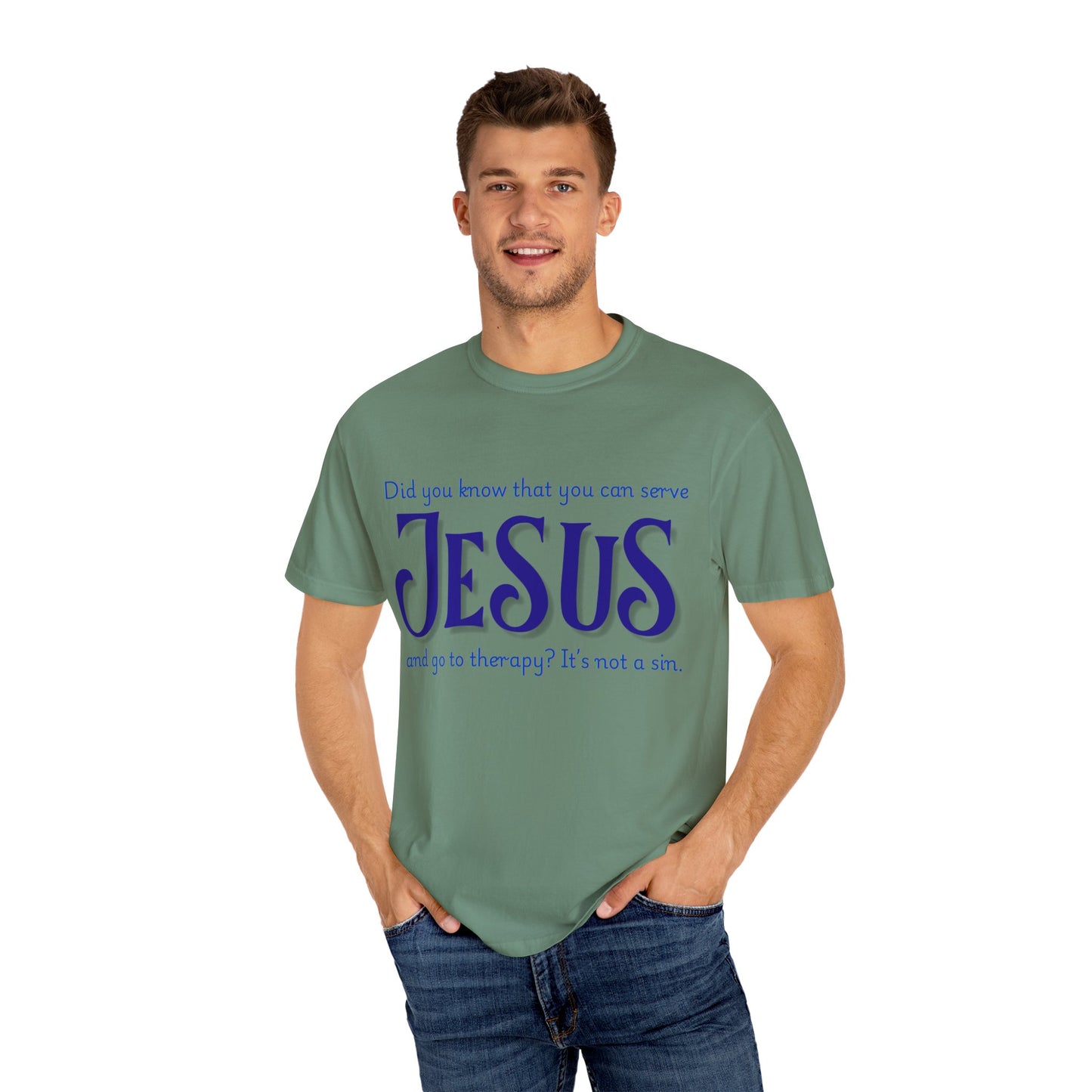 Religious Shirt for Gift, Religious Gift, Inspirational Shirt, Jesus T-Shirt, Christian T-Shirt, Jesus is Love, Unisex, Therapy Shirt, Mental Health Tees