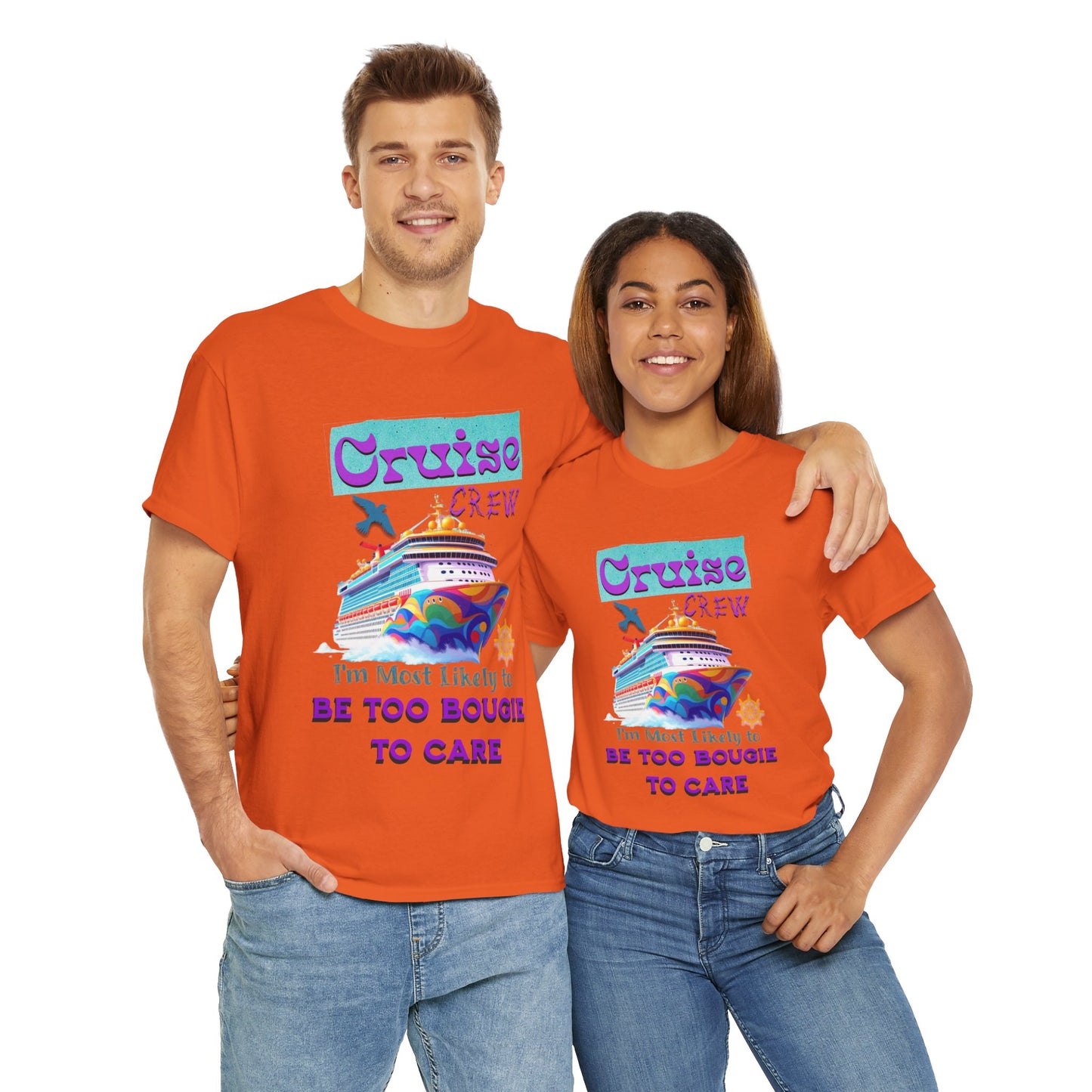 Cruise Crew Tee: Be Too Bougie to Care, Vacation Outfits, Nautical Shirt, Travel Gift, Summer Apparel, T-Shirt for the Bougie One