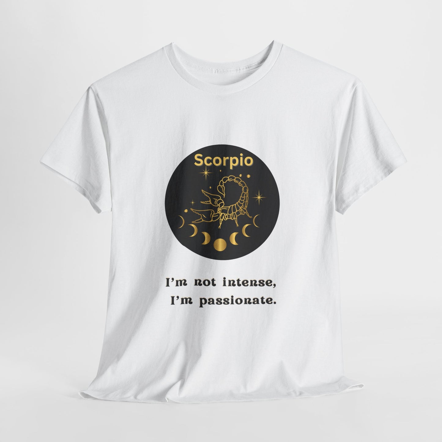 Scorpio T-Shirt, Scorpio Horoscope Gifts, Birth Month Gifts, Zodiac Sign T-Shirt Gifts, Astrology T-Shirt, Unisex Heavy Cotton Tee