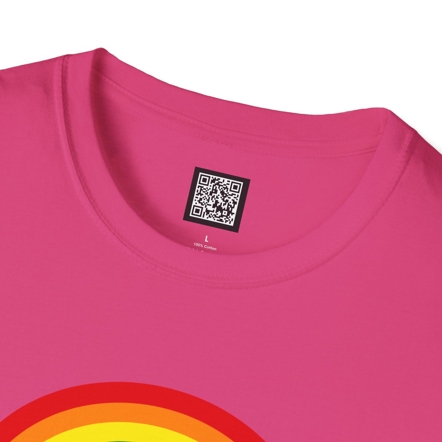 Rainbow Diversity Unisex Softstyle T-Shirt, LGBTQ+ Pride Apparel, WEHO Inclusive Gift, Casual Wear, Colorful Tee for Pride Celebrations