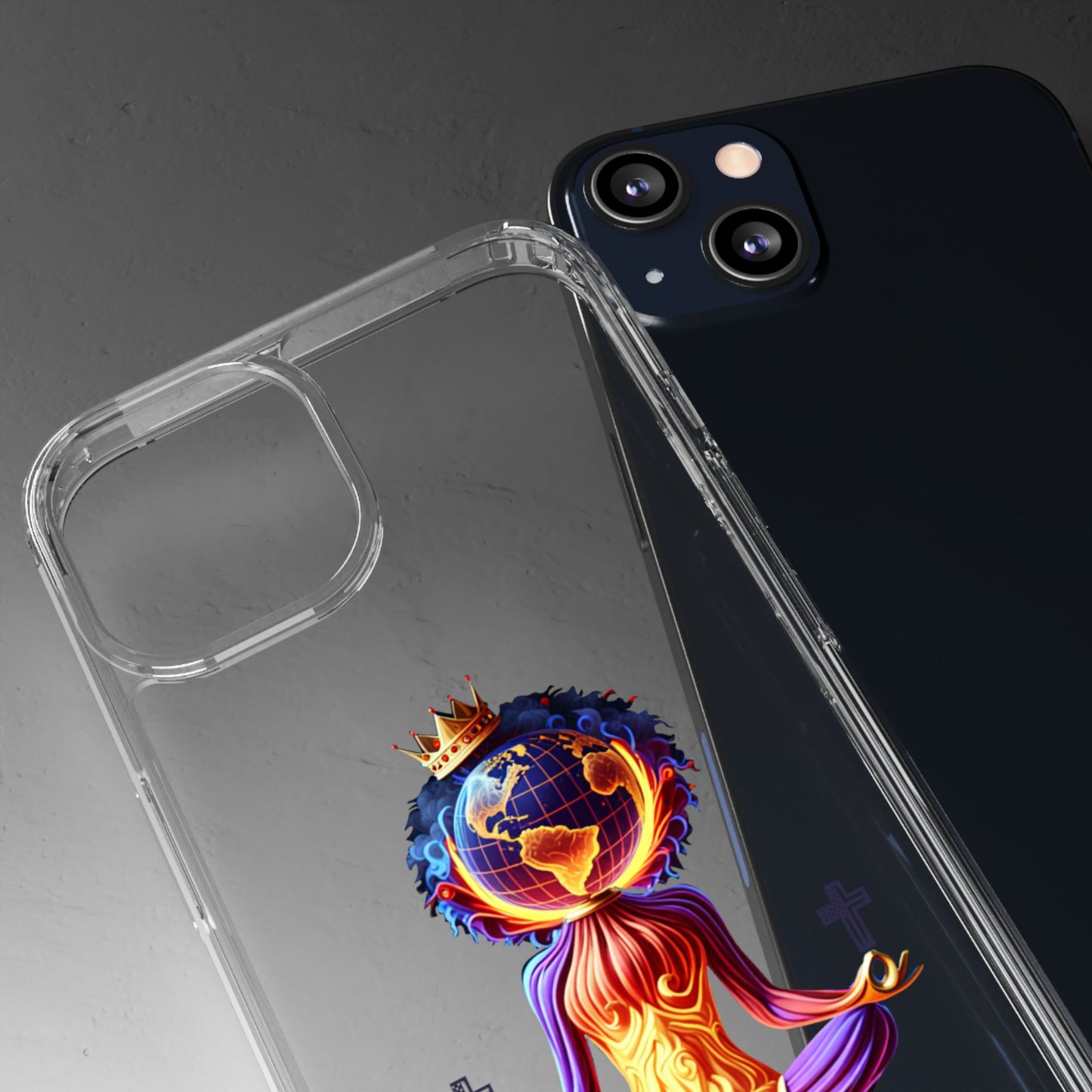 "Heavy is the Head" Clear Cellphone Case Cases, Inspirational Cellphone Case for iPhone and Samsung Phones, Custom Cellphone Case