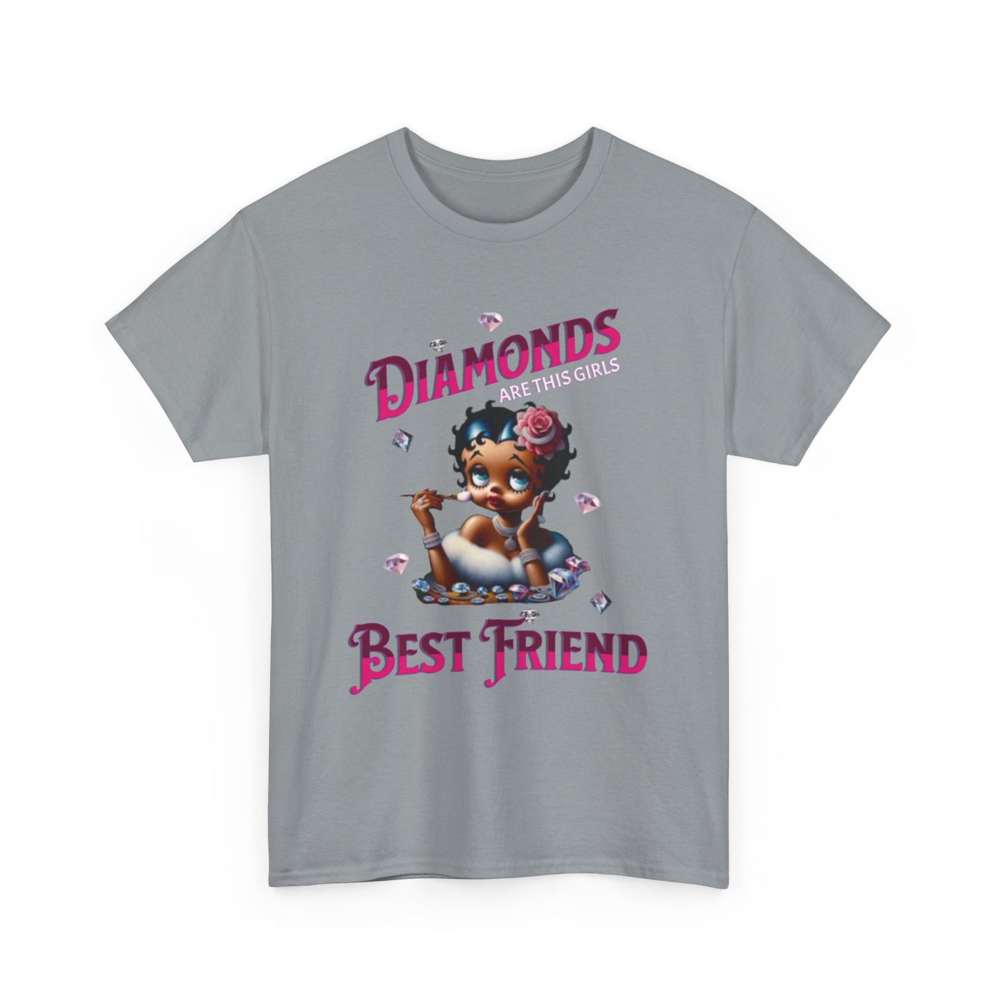 Diamonds Are This Girl's Best Friend, Marilyn Monroe Quote Shirt, Best Friend Tees, Betty Boop I Love Diamonds T-Shirts,