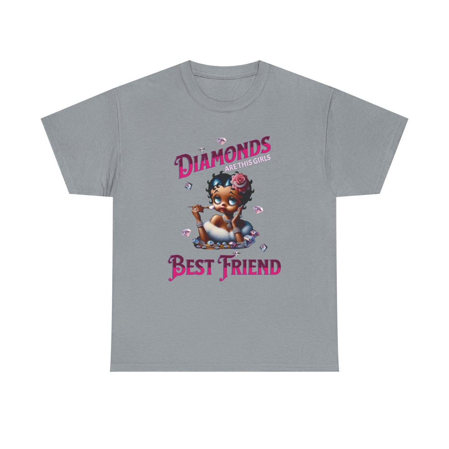 Diamonds Are This Girl's Best Friend, Marilyn Monroe Quote Shirt, Best Friend Tees, Betty Boop I Love Diamonds T-Shirts,