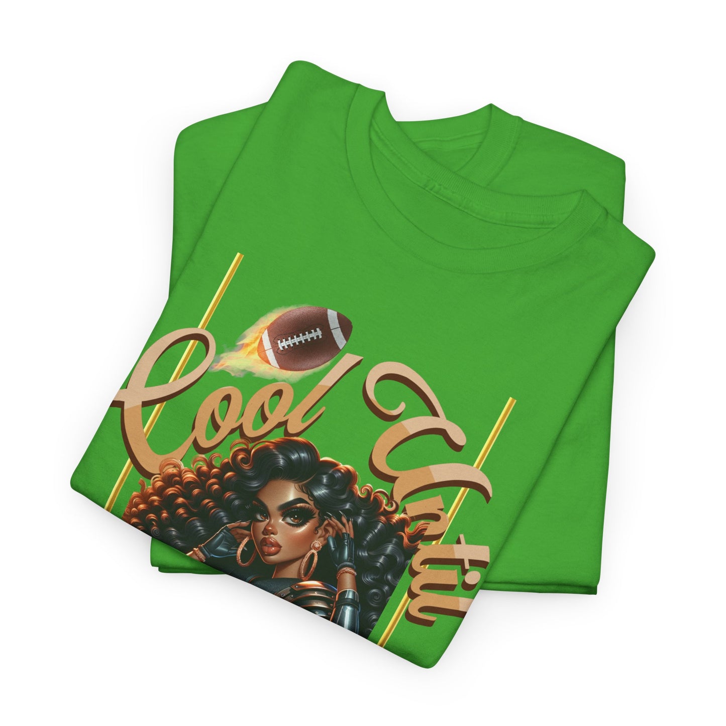 Cool Vibes Kickoff T-Shirt, Game Day Tee, Chic Football Apparel, Football Girl Shirt, Woman Glam Football Shirt, Cute Football Tees, Football Shirts