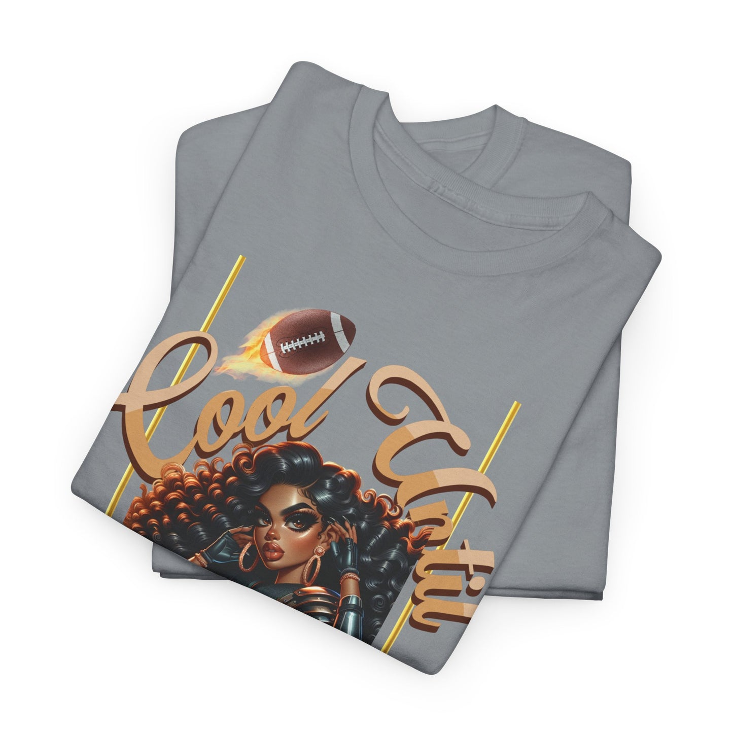 Cool Vibes Kickoff T-Shirt, Game Day Tee, Chic Football Apparel, Football Girl Shirt, Woman Glam Football Shirt, Cute Football Tees, Football Shirts