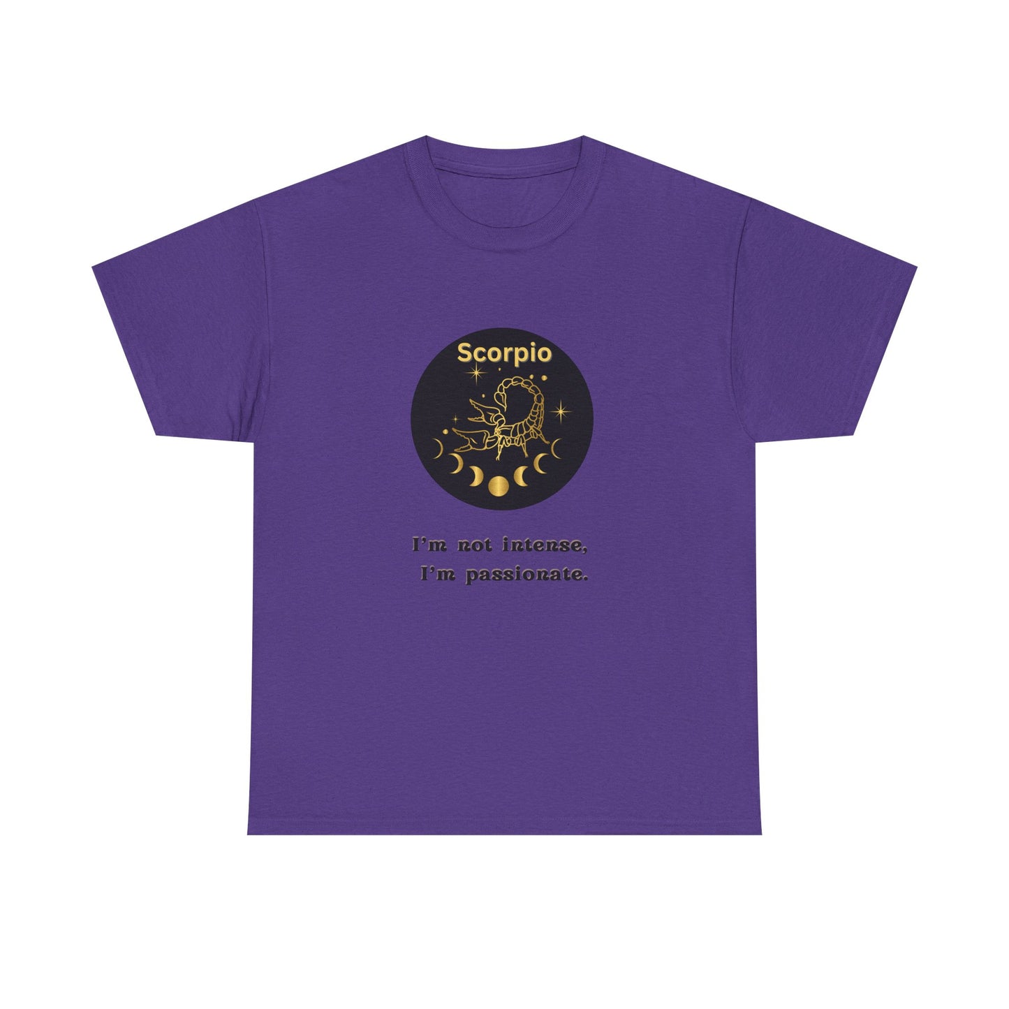 Scorpio T-Shirt, Scorpio Horoscope Gifts, Birth Month Gifts, Zodiac Sign T-Shirt Gifts, Astrology T-Shirt, Unisex Heavy Cotton Tee