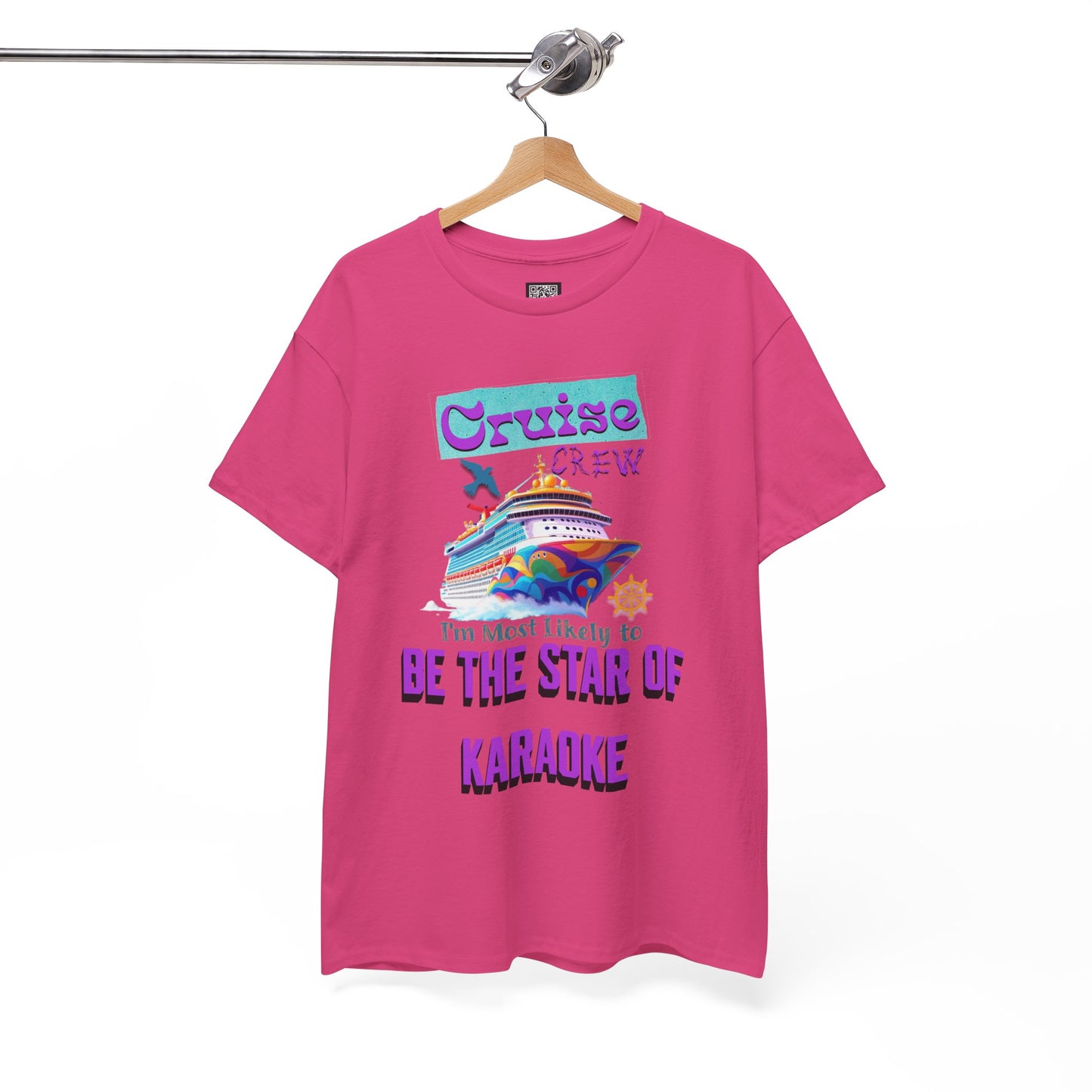 Cruising Karaoke Unisex Tee - Fun Cruise Travel Shirt, Cruise Vacation Outfit, Cruise Summer Party Gear, Gift for Cruise Lovers, Funny Shirt