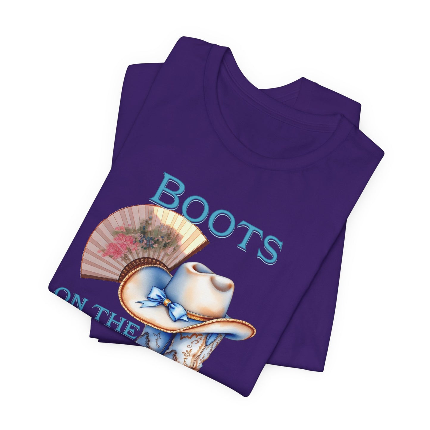 Cowboy Boots Graphic Tee - "Boots on the Ground" Inspired Design, Unisex Shirt for Men and Women, Country Music Lover Tees