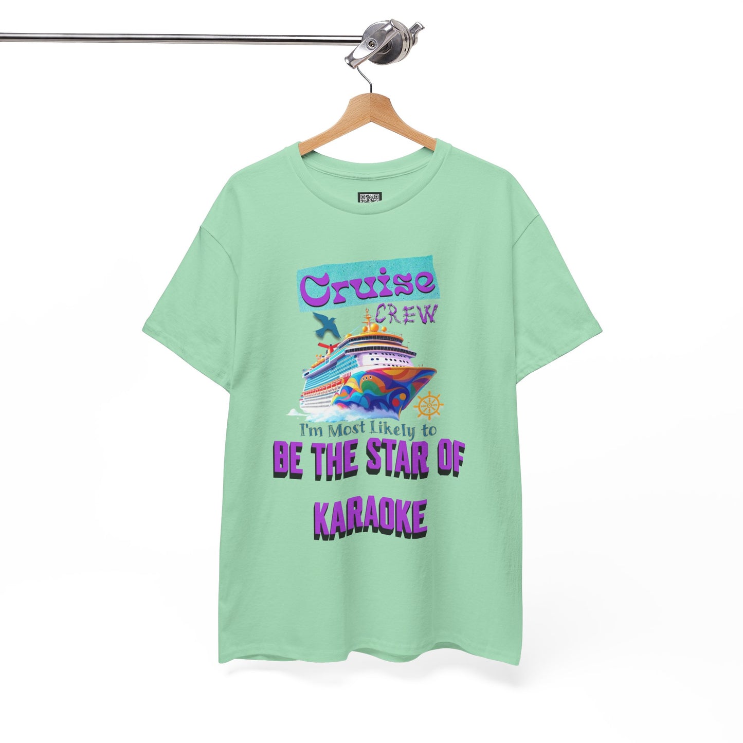 Cruising Karaoke Unisex Tee - Fun Cruise Travel Shirt, Cruise Vacation Outfit, Cruise Summer Party Gear, Gift for Cruise Lovers, Funny Shirt