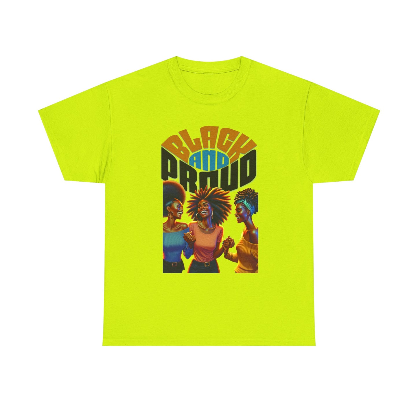 Black and Proud: Sisters United Shirt, Black Culture Shirts, Melanin Power, Black Girl Magic Shirts, African American T-Shirts, Nubian Queens T-Shirts,