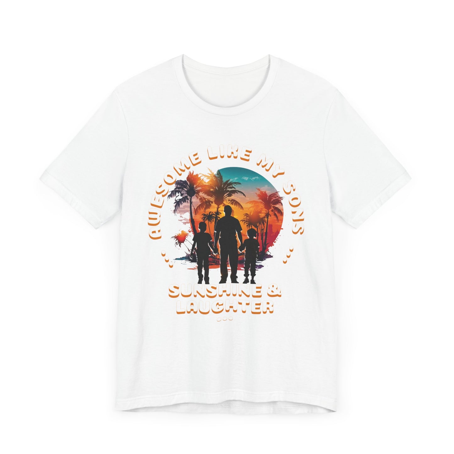 Sunshine & Laughter Tee - Unisex Jersey Short Sleeve Shirt, Gift for Parents, Summer Vibe T-Shirt, Family Trip Shirt, Vacation Apparel