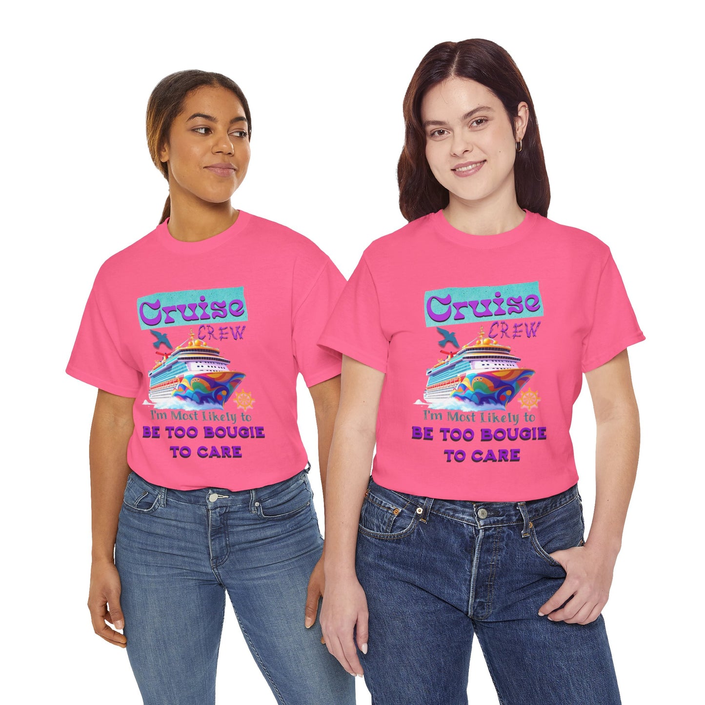 Cruise Crew Tee: Be Too Bougie to Care, Vacation Outfits, Nautical Shirt, Travel Gift, Summer Apparel, T-Shirt for the Bougie One