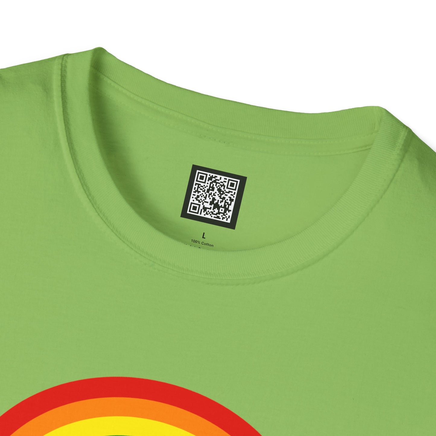 Rainbow Diversity Unisex Softstyle T-Shirt, LGBTQ+ Pride Apparel, WEHO Inclusive Gift, Casual Wear, Colorful Tee for Pride Celebrations