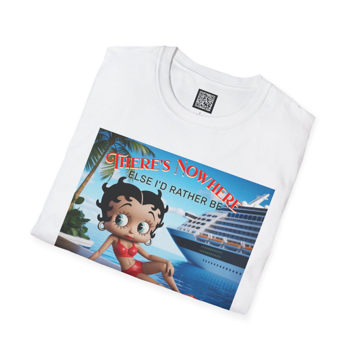 Betty Boop Cruisin' Vintage T-Shirt, Retro Beach Tee, Cute Cruise Themed Summer Fun Shirt, Vacation Outfit, Bettsie Style Clothing