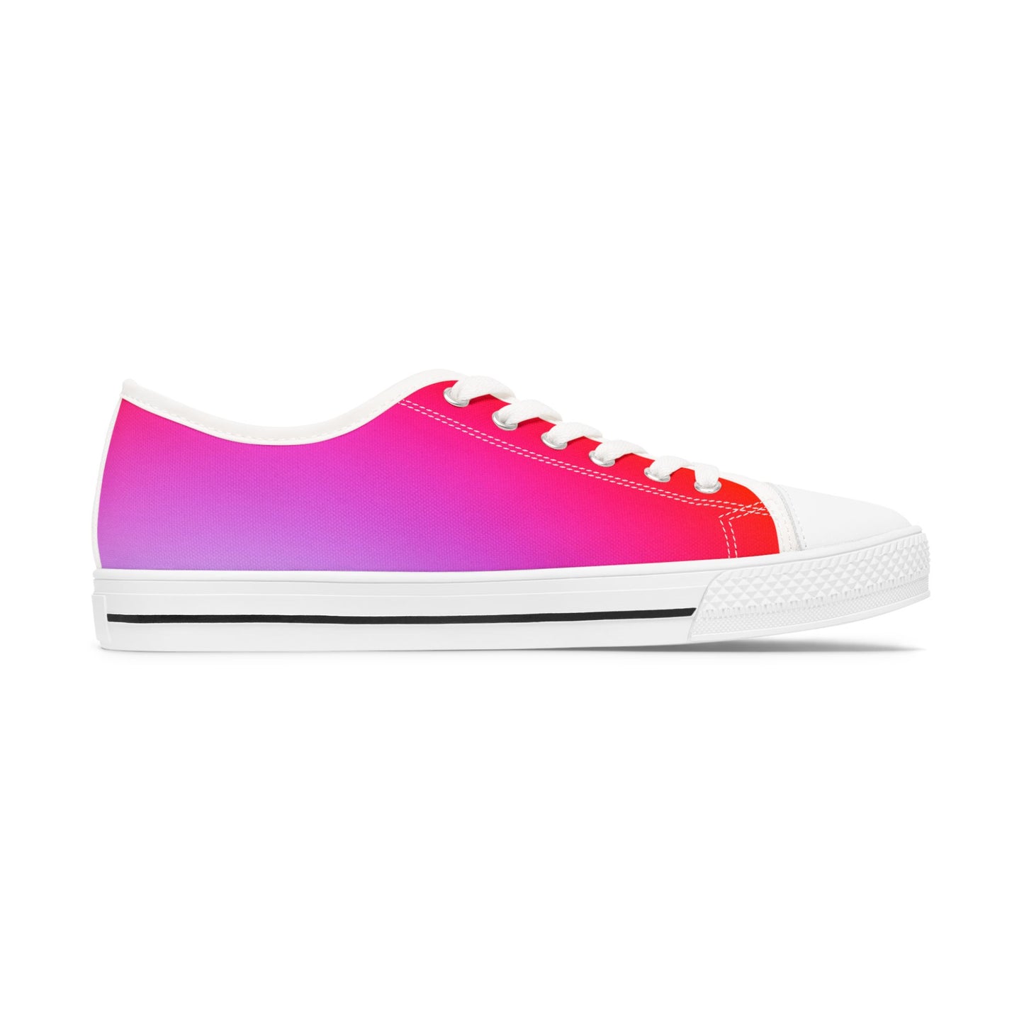 Gradient Women's Low Top Sneakers, Stylish Casual Women Shoes, Trendy Women Sneakers, Cute Summer Footwear, Gift for Her