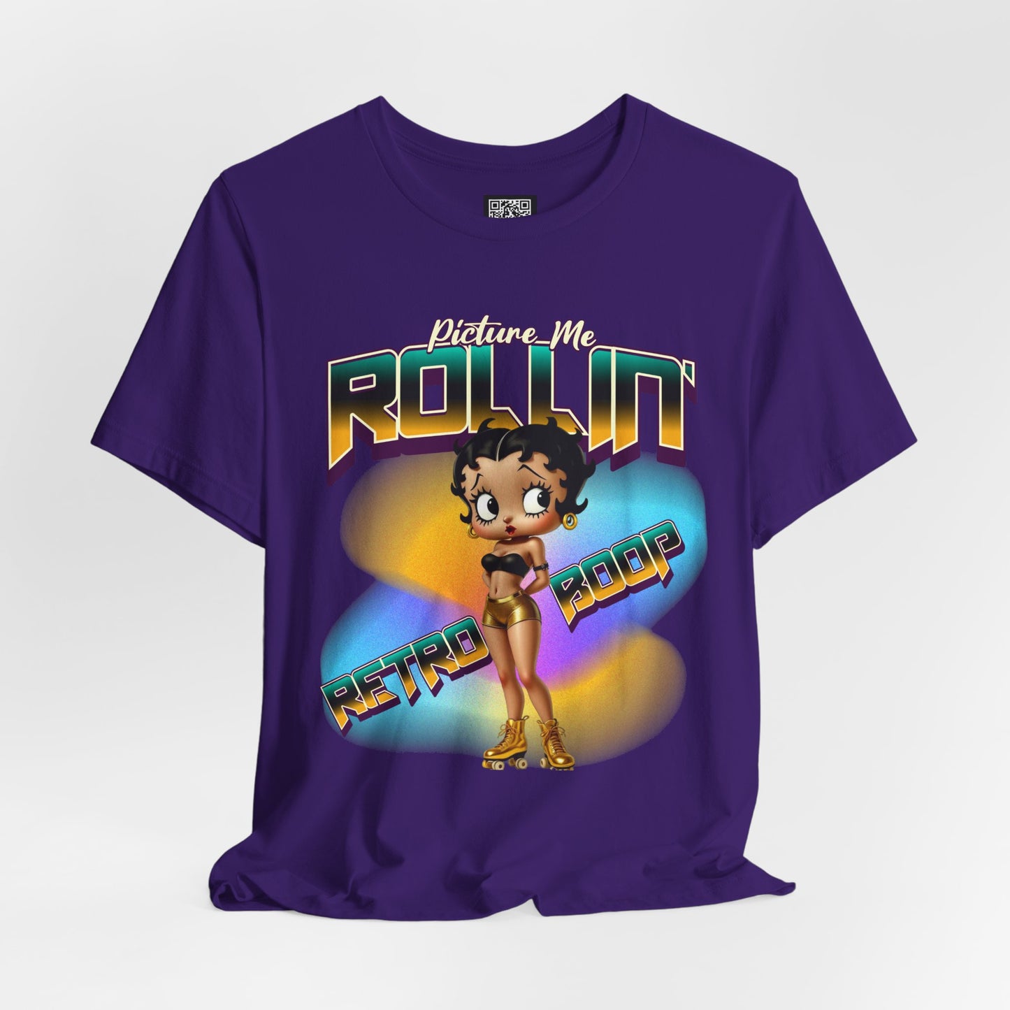 Retro Betty Boop Graphic Tee, Vintage Skater Theme Cartoon Shirt, Fun Skater Girl T-Shirt, Gift for Skater Lovers, 90s Nostalgia Apparel