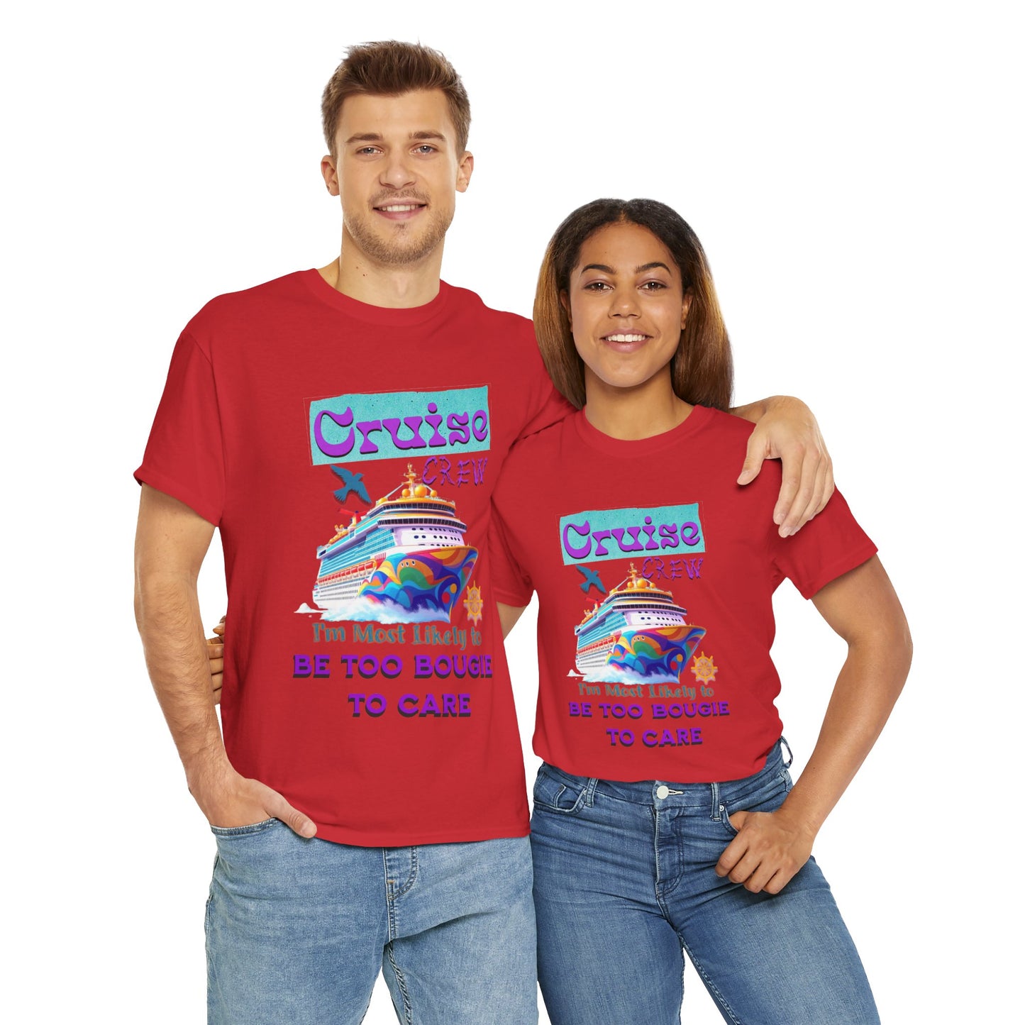 Cruise Crew Tee: Be Too Bougie to Care, Vacation Outfits, Nautical Shirt, Travel Gift, Summer Apparel, T-Shirt for the Bougie One