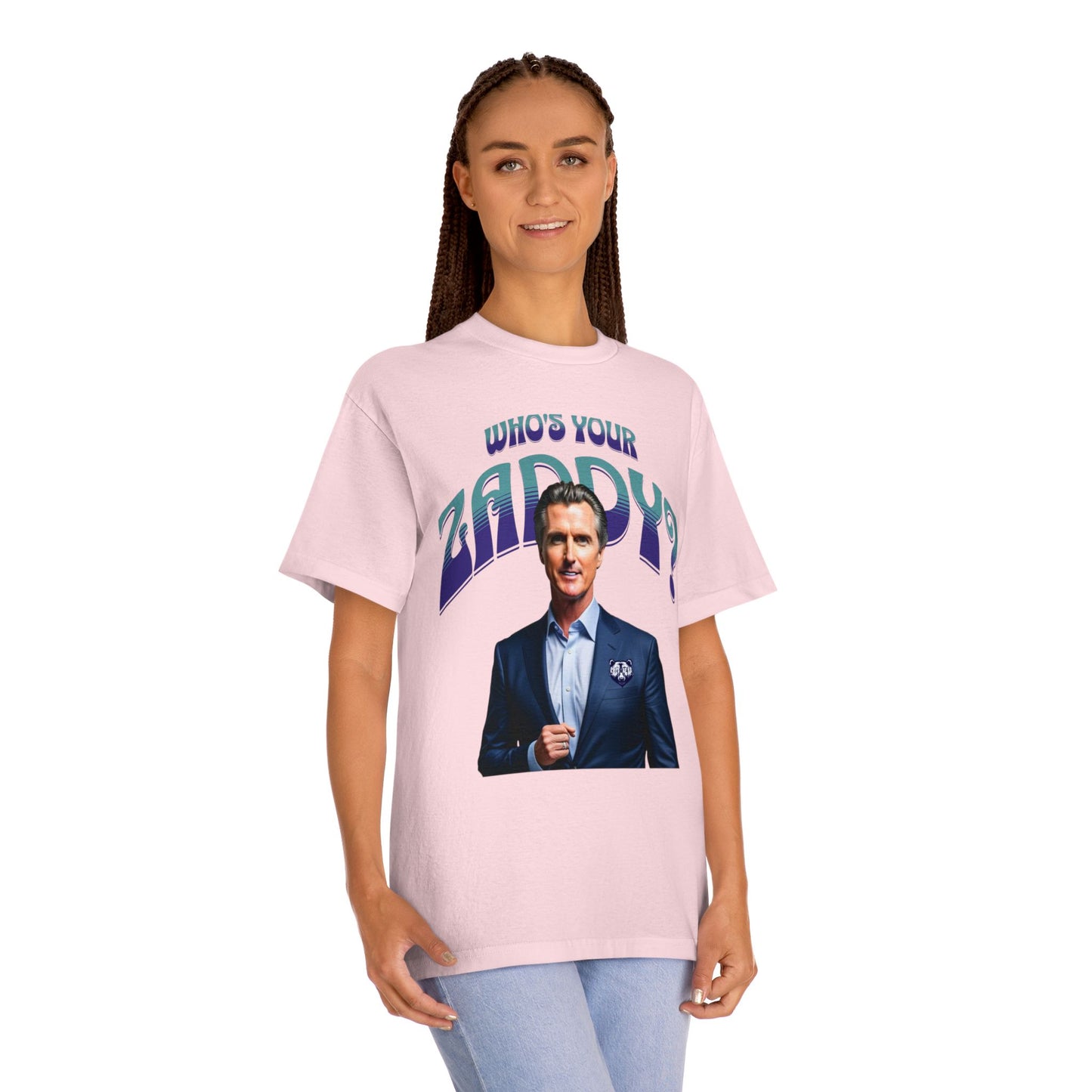 Who's Your Daddy? Funny Classic Tee, Funny Zaddy Gift, Gavon Newsome Tee Shirt, Dad Humor Apparel, Trendy Gavon T-Shirt, Political Tees