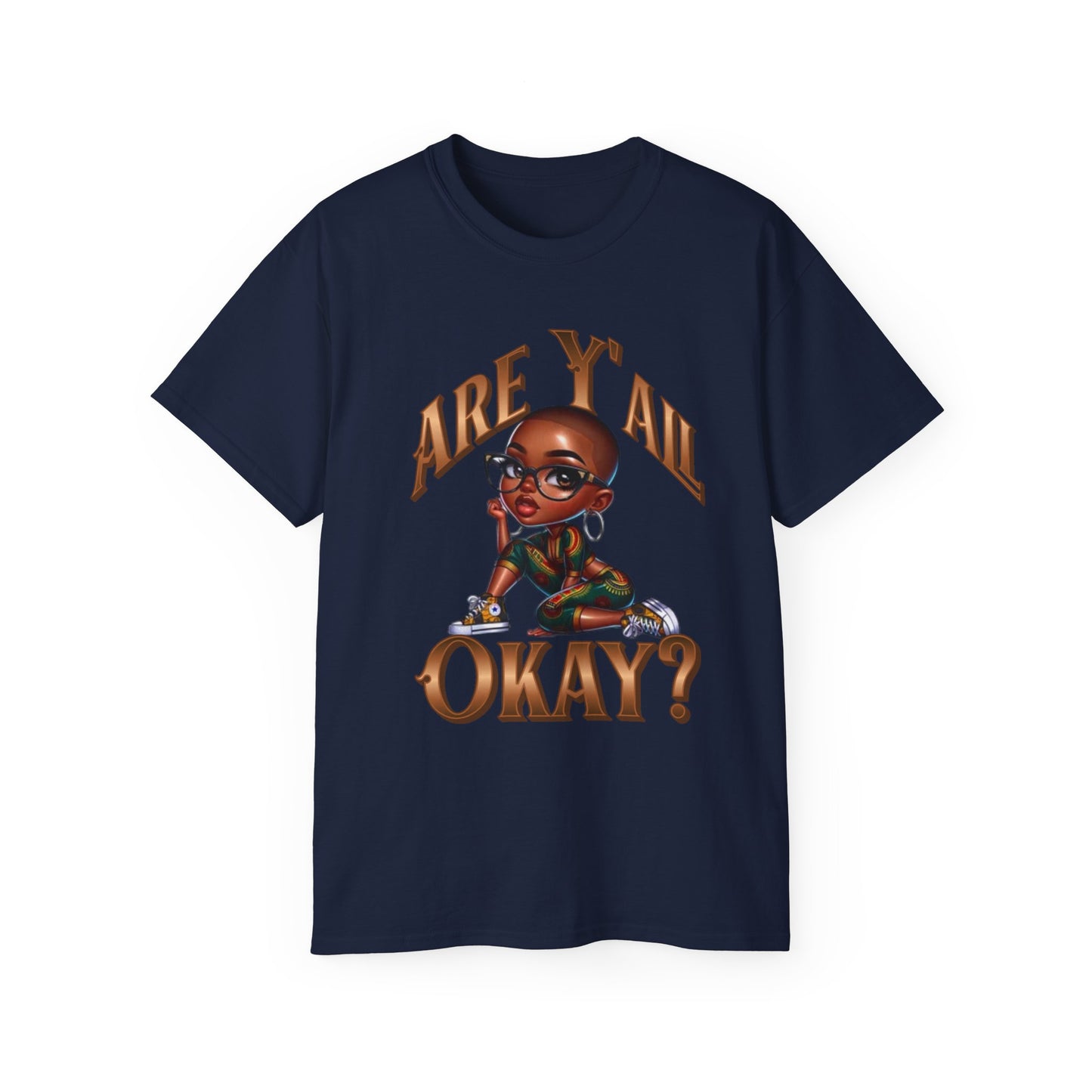 Sassy Check-In "Are Y'all Okay?", Black Girl Magic Shirts, Black History Month Shirt, Afrocentric Melanin Shirts, Woman Empowerment Shirt