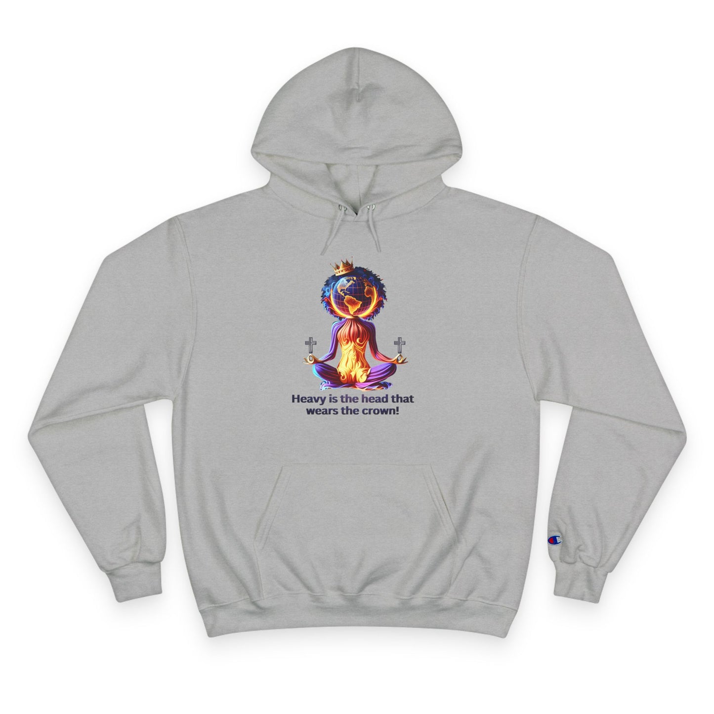 "Heavy is the Head" Champion Hoodie for Women, Inspirational Hoodie for Women, Women Empowerment Hoodies for Women