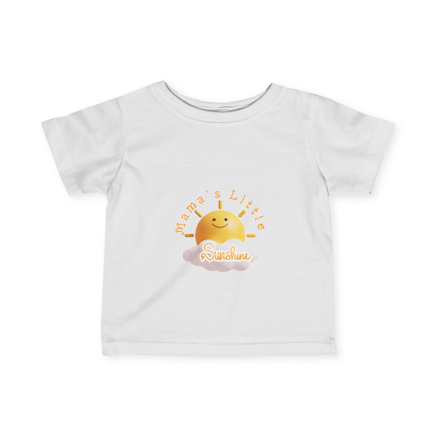 Mama's Little Sunshine Infant Fine Jersey Tee, Perfect Baby Shower Gift for Boy or Girl, 6-24 Mo. Toddler T-Shirt Gifts, T-Shirts for Toddler Boy and Girls