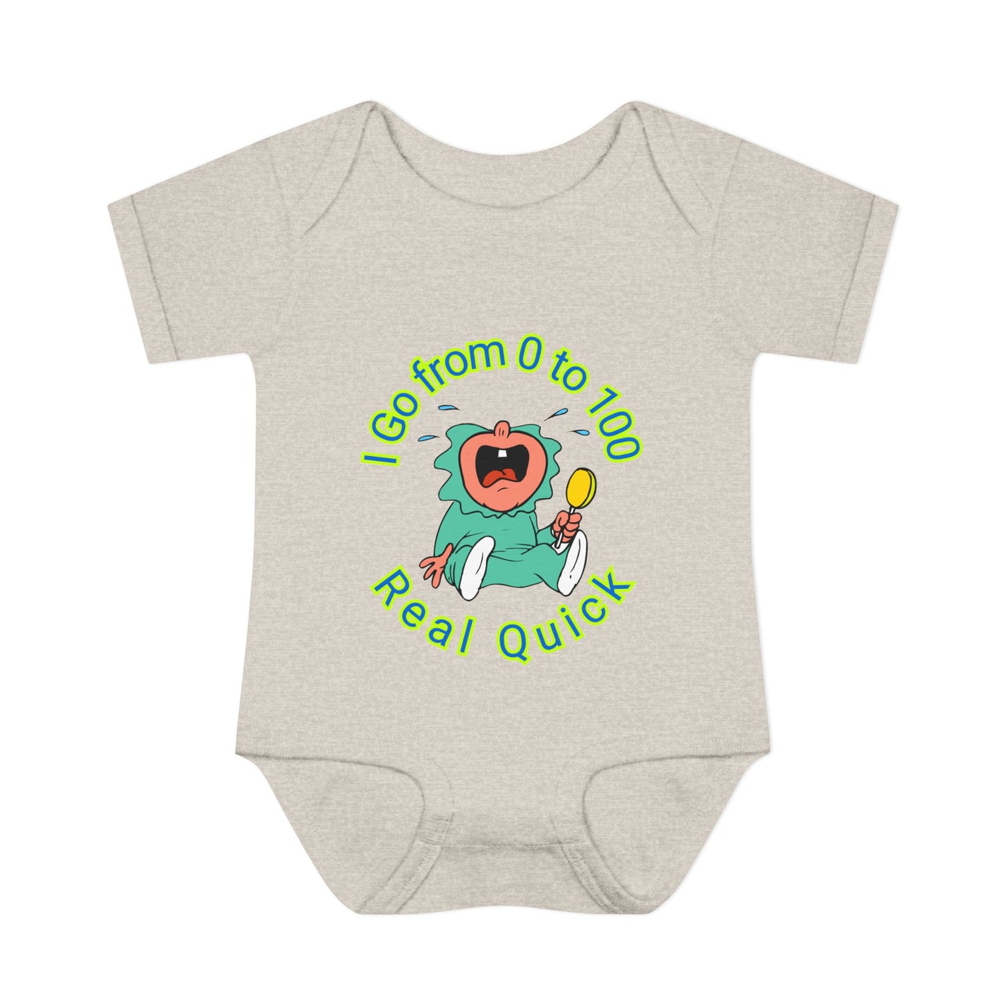 Funny Baby Onesies from 0 to 24 Months, Cute Colorful Baby Onesies for Boy or Girl, From 0 to 100 Real Quick, Newborn Baby Shower Gifts