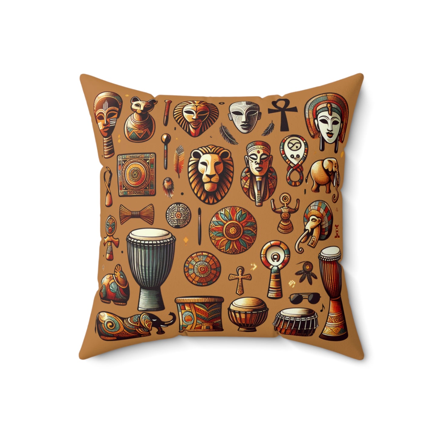 African Print Pillow, Black History Pillow, Boho Chic Pillows, African Ethnic Pillow, Ethnic African Style Pillows, Unique Pillows for a Gift