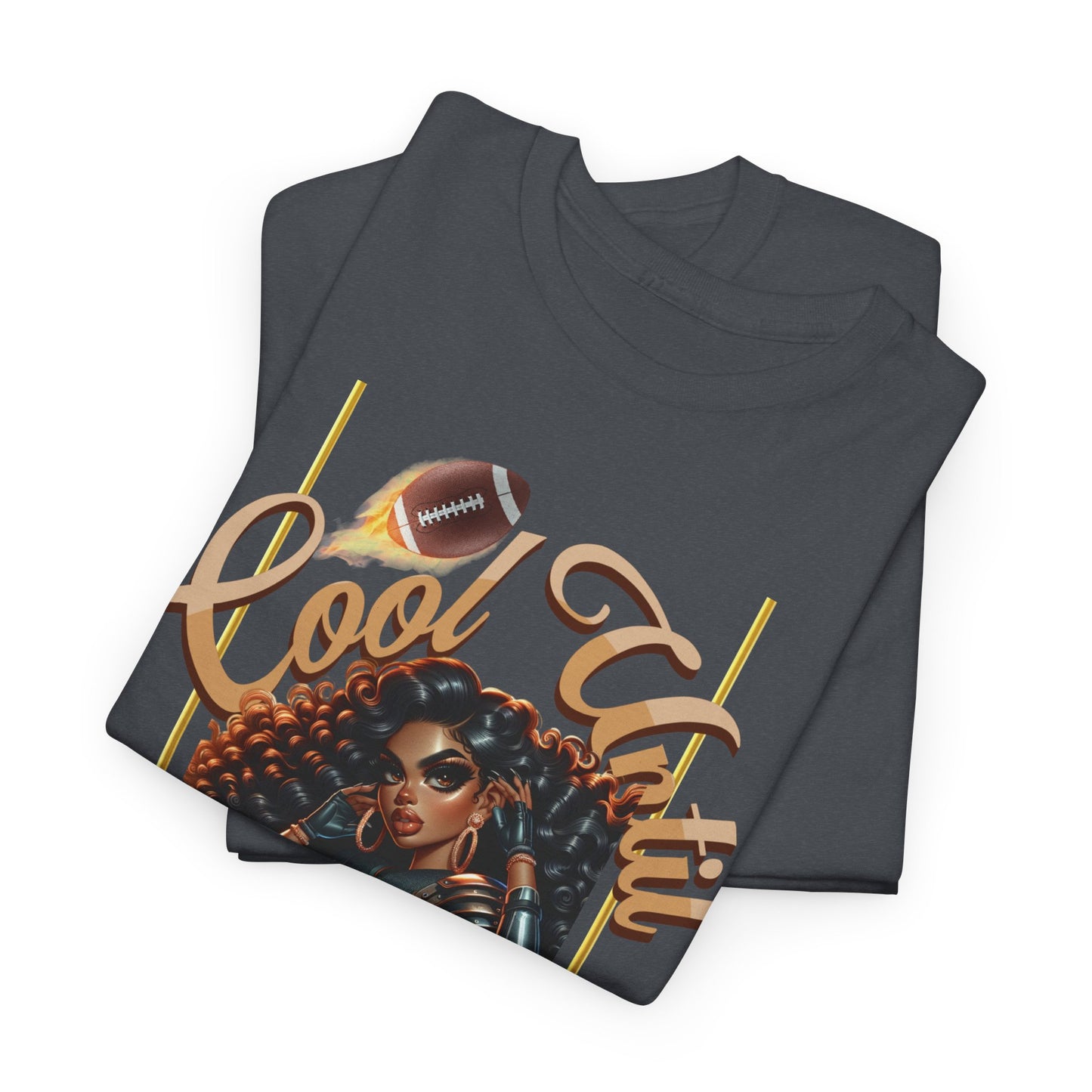 Cool Vibes Kickoff T-Shirt, Game Day Tee, Chic Football Apparel, Football Girl Shirt, Woman Glam Football Shirt, Cute Football Tees, Football Shirts
