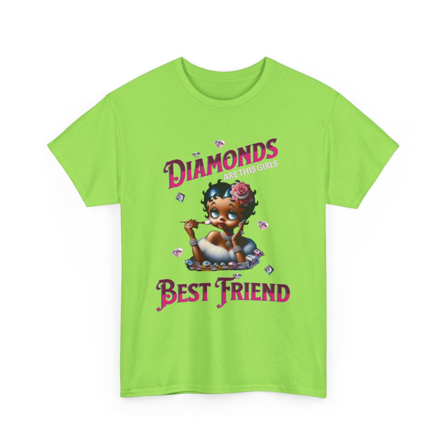 Diamonds Are This Girl's Best Friend, Marilyn Monroe Quote Shirt, Best Friend Tees, Betty Boop I Love Diamonds T-Shirts,