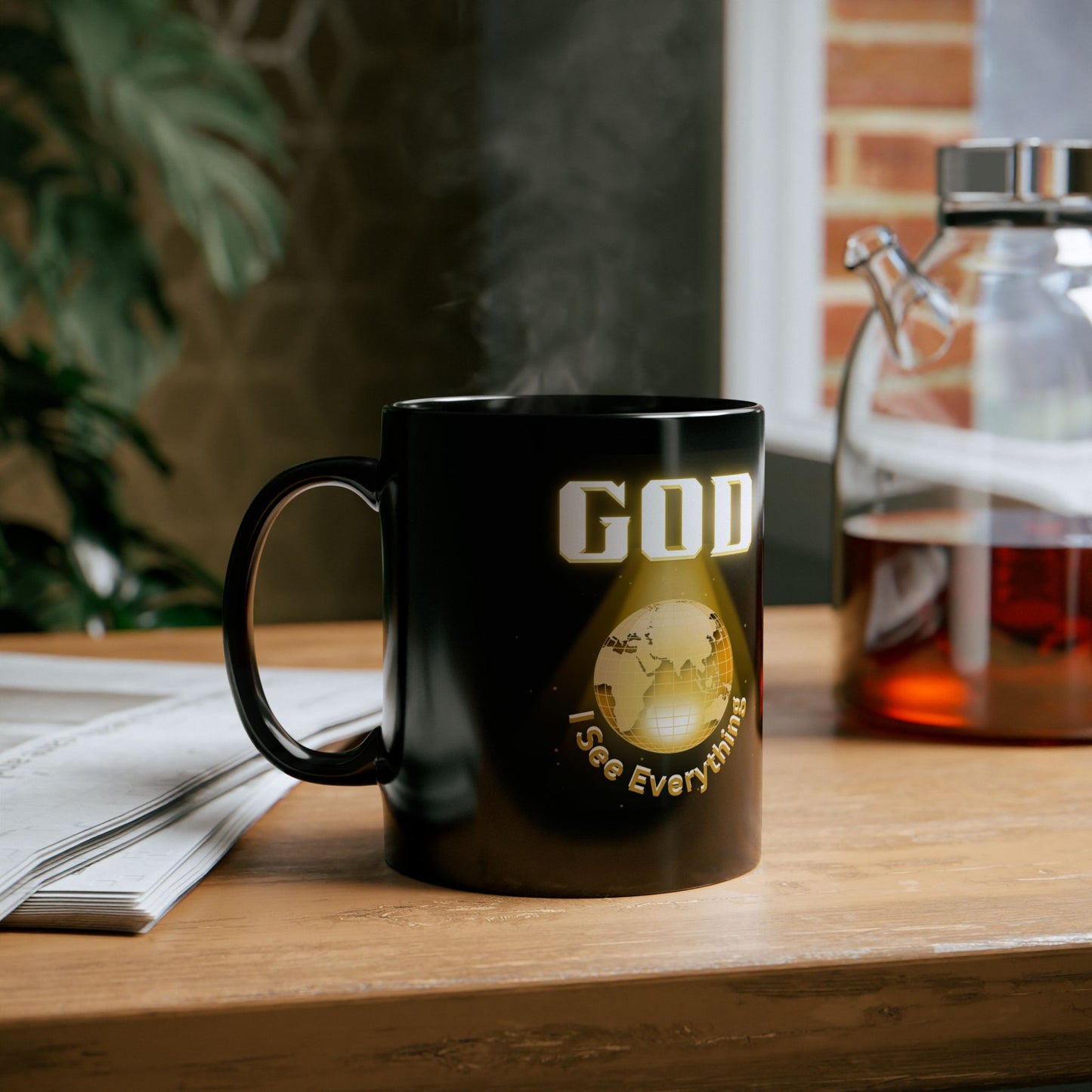 Christian Coffee Mug, Religious Coffee Mugs, Inspirational Mugs, Gifts for Christians, Gifts for A Pastor, Black Mug (11oz, 15oz),