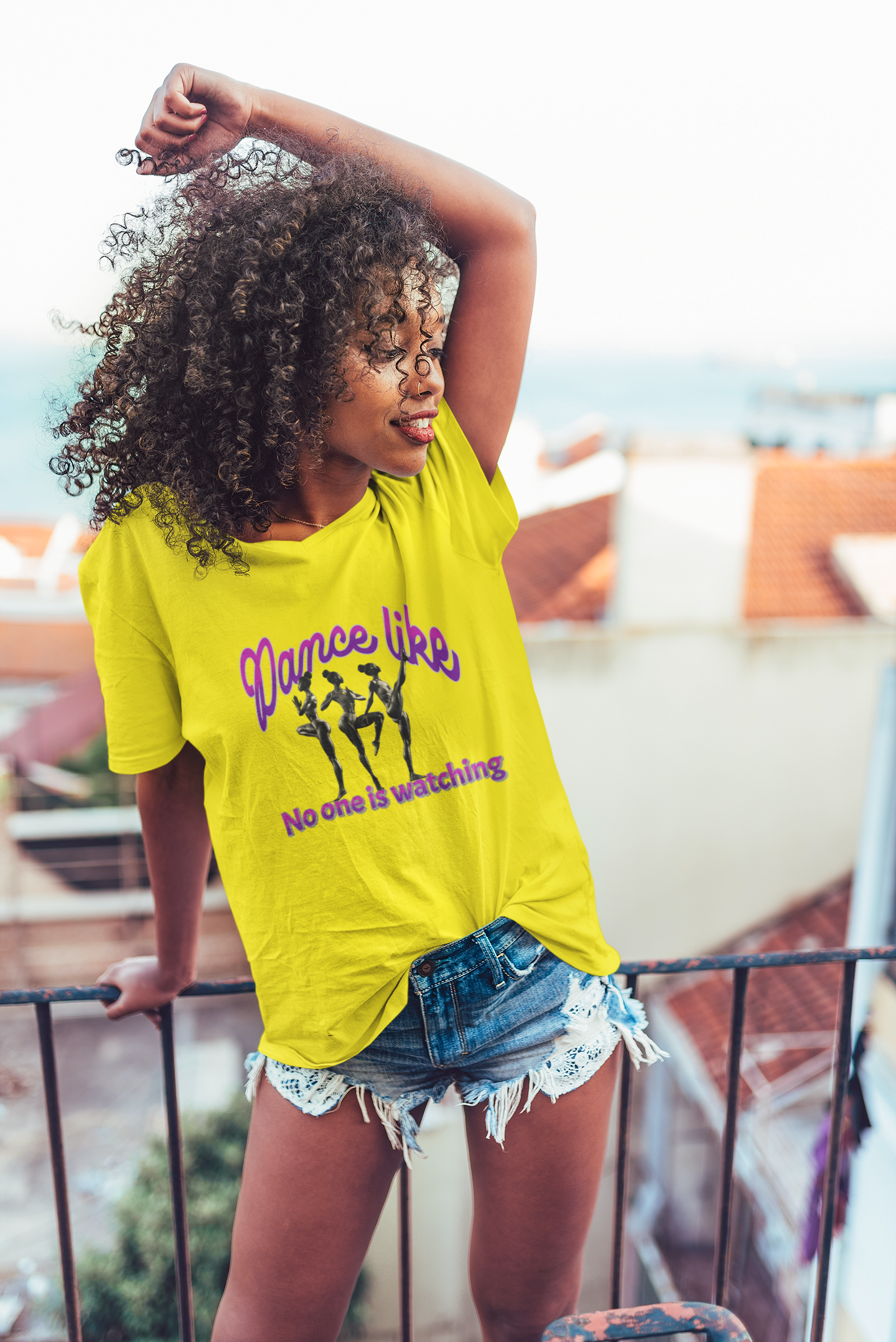 Dance Like No One Is Watching, Girl Dancing T-Shirt, Ballet Dancer T-Shirt, Gift for a Dancer, Melanin Dance Shirt for Women and Girls,