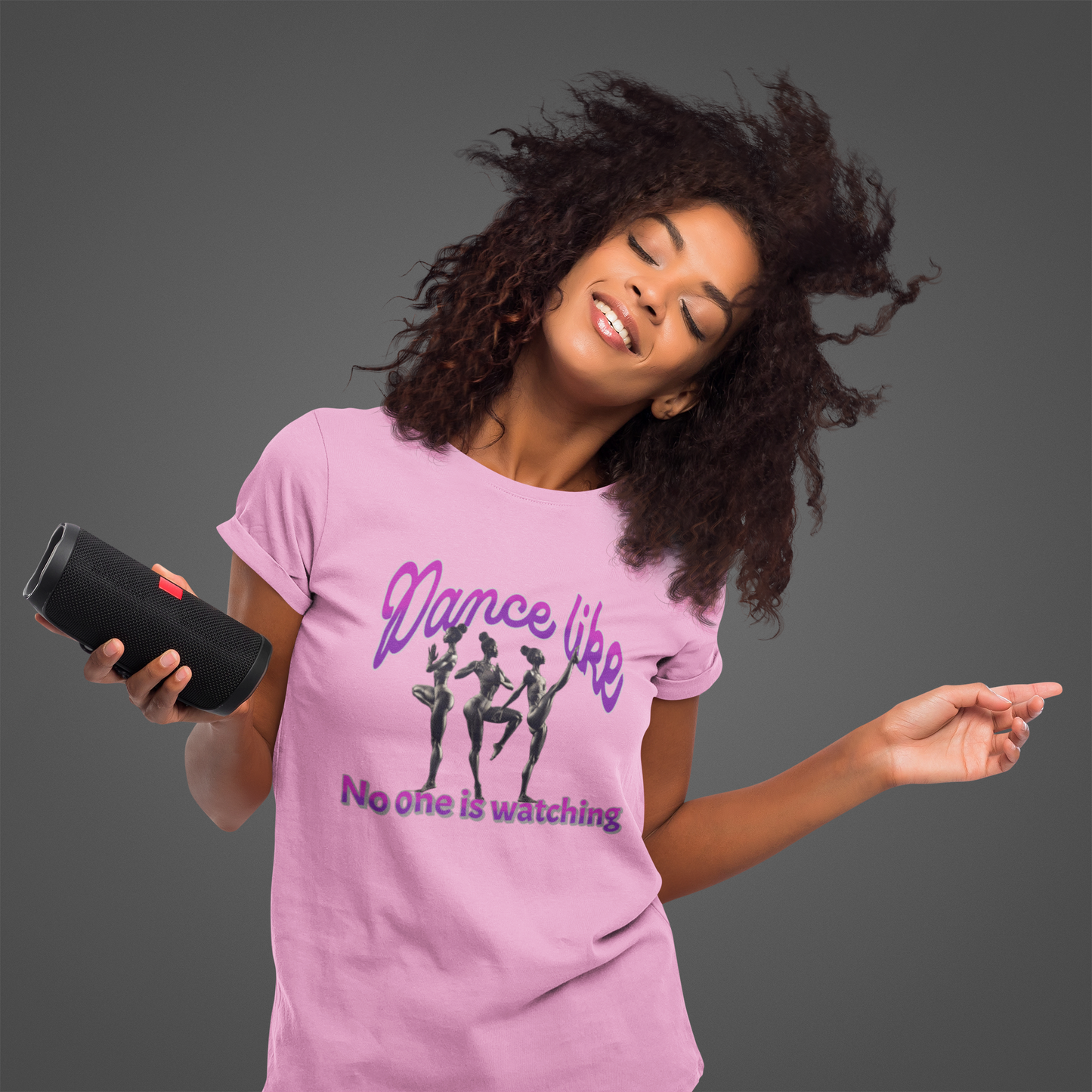Dance Like No One Is Watching, Girl Dancing T-Shirt, Ballet Dancer T-Shirt, Gift for a Dancer, Melanin Dance Shirt for Women and Girls,