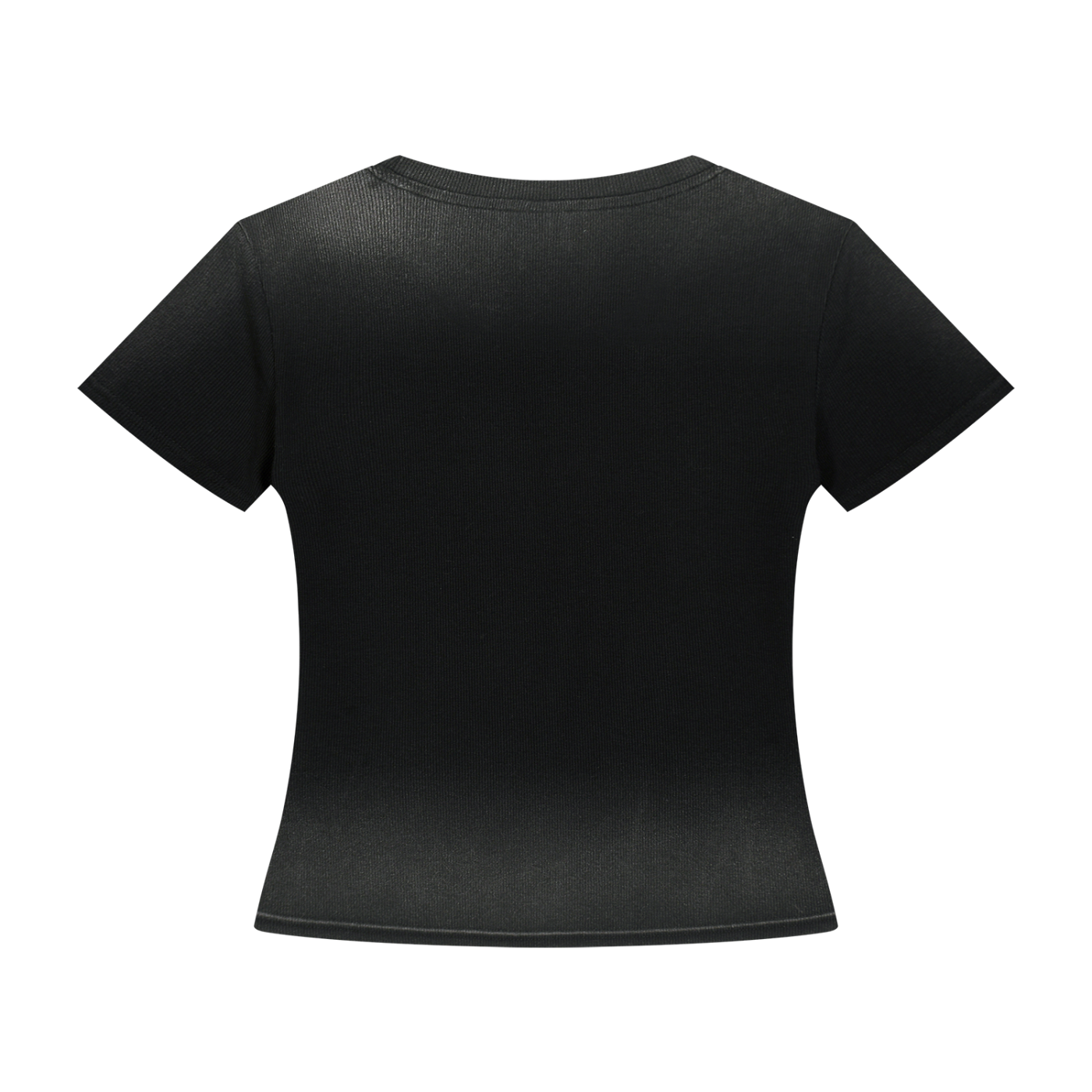 When You Know Better, You Do Better – 92% Women's Sunfade Washed Bodycon Crop T-Shirt