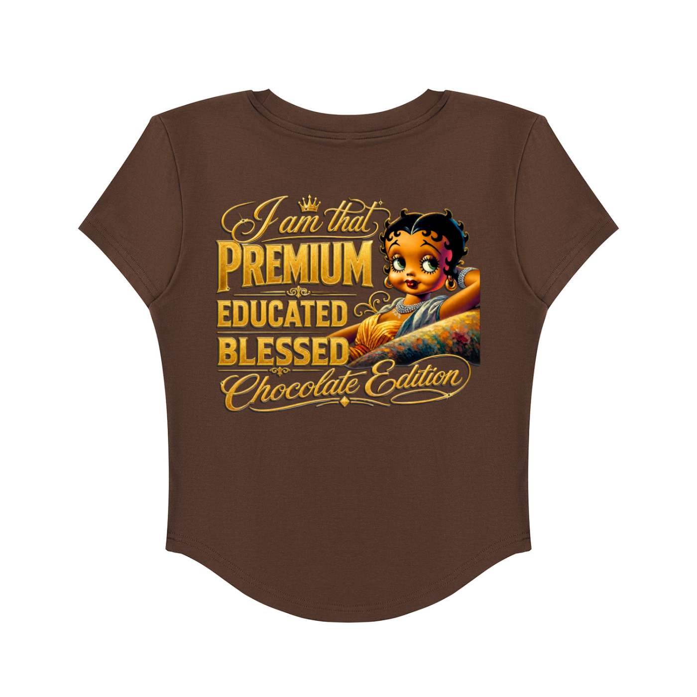 Women's Paneled Crop T-Shirt