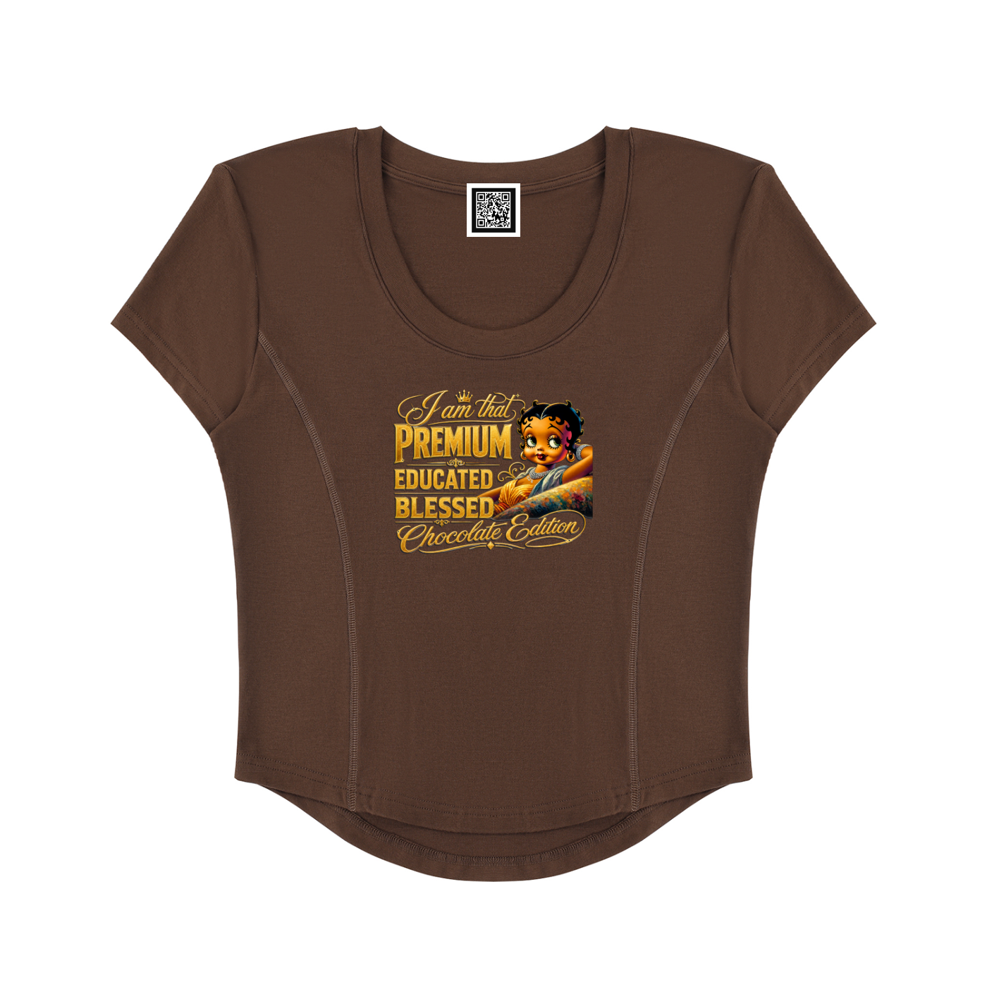 Women's Paneled Crop T-Shirt
