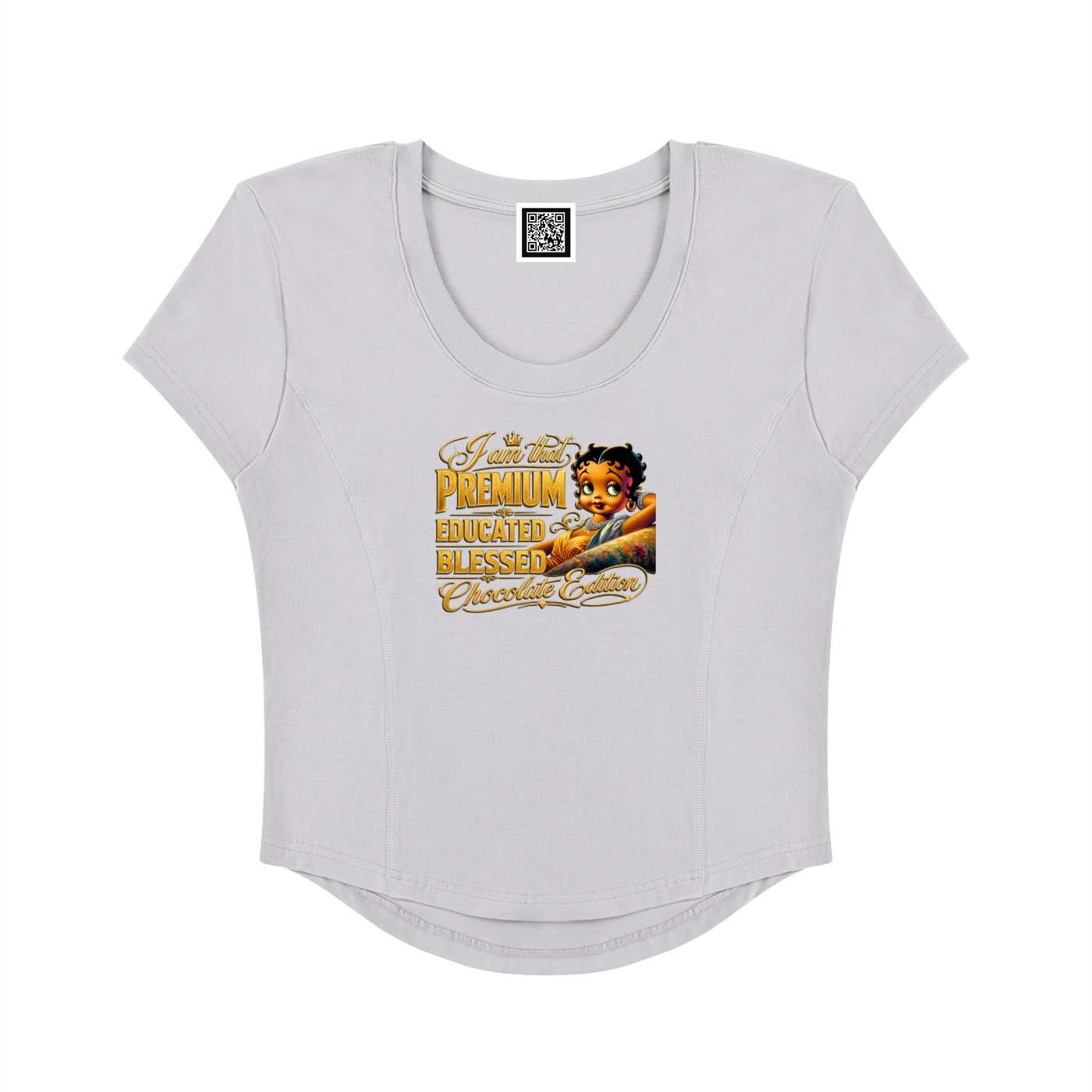 Women's Paneled Crop T-Shirt