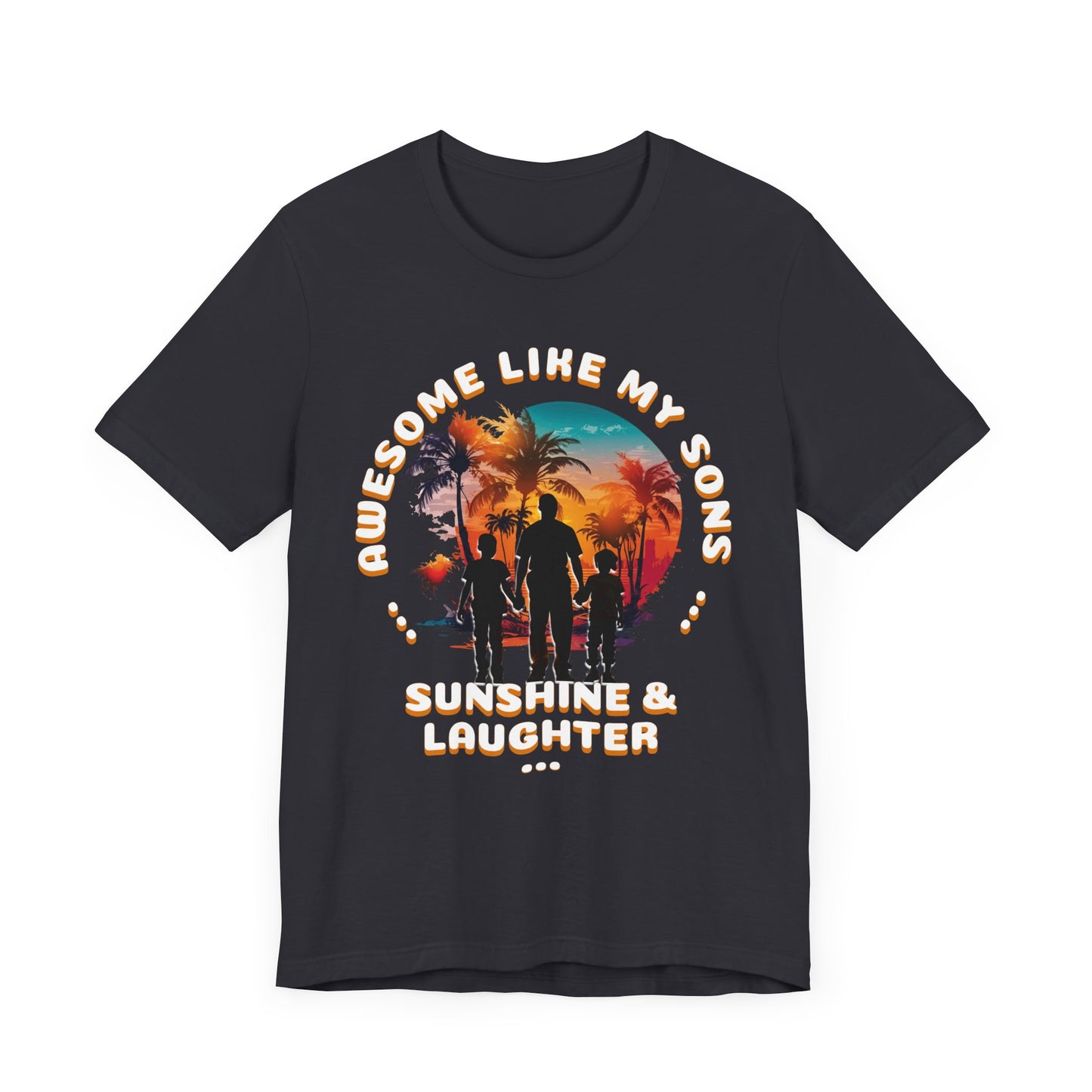 Sunshine & Laughter Tee - Unisex Jersey Short Sleeve Shirt, Gift for Parents, Summer Vibe T-Shirt, Family Trip Shirt, Vacation Apparel