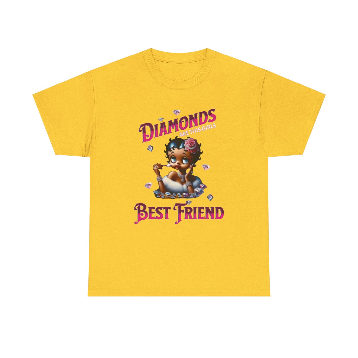 Diamonds Are This Girl's Best Friend, Marilyn Monroe Quote Shirt, Best Friend Tees, Betty Boop I Love Diamonds T-Shirts,