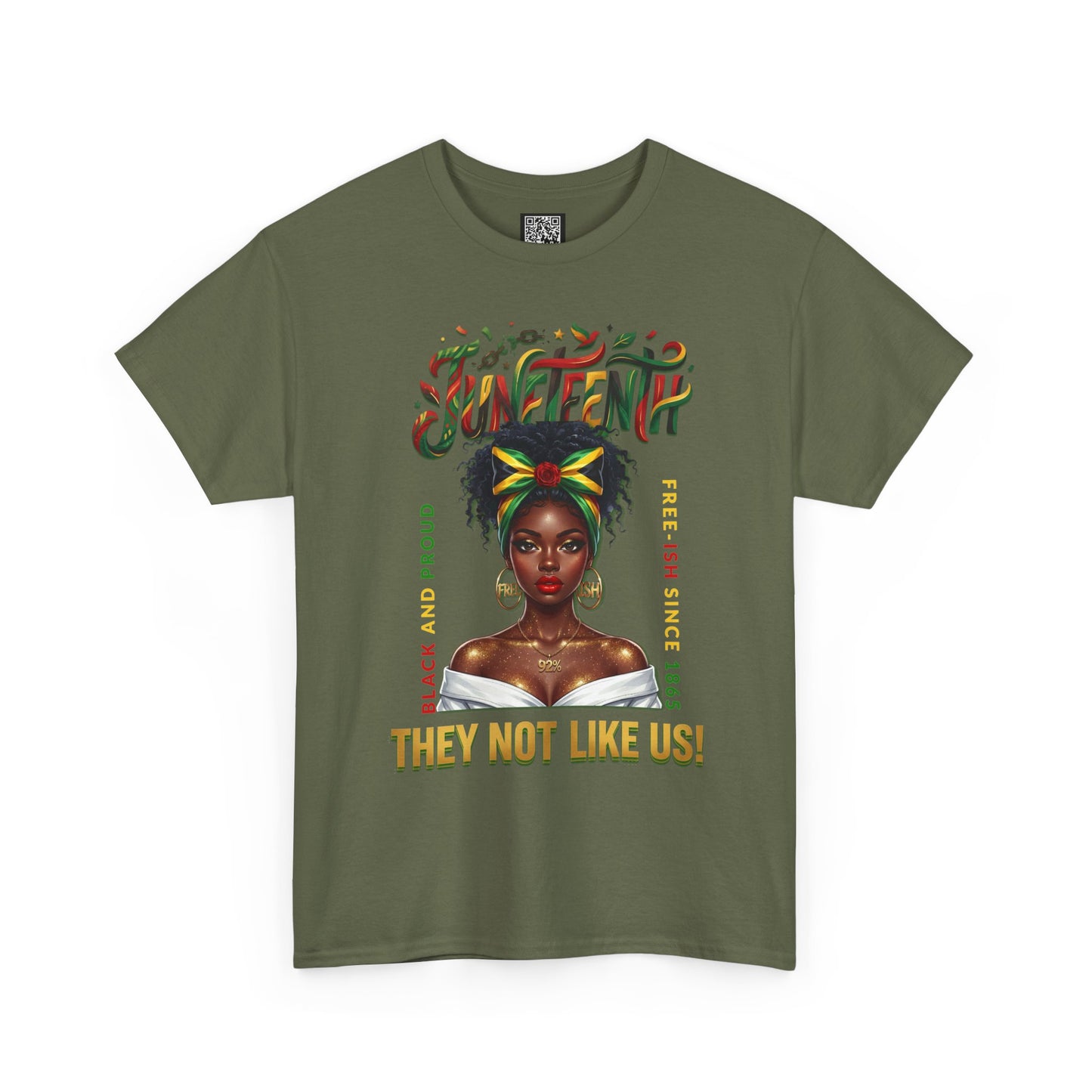Juneteenth Celebration Tee — "They Not Like Us" Black History Graphic Shirt