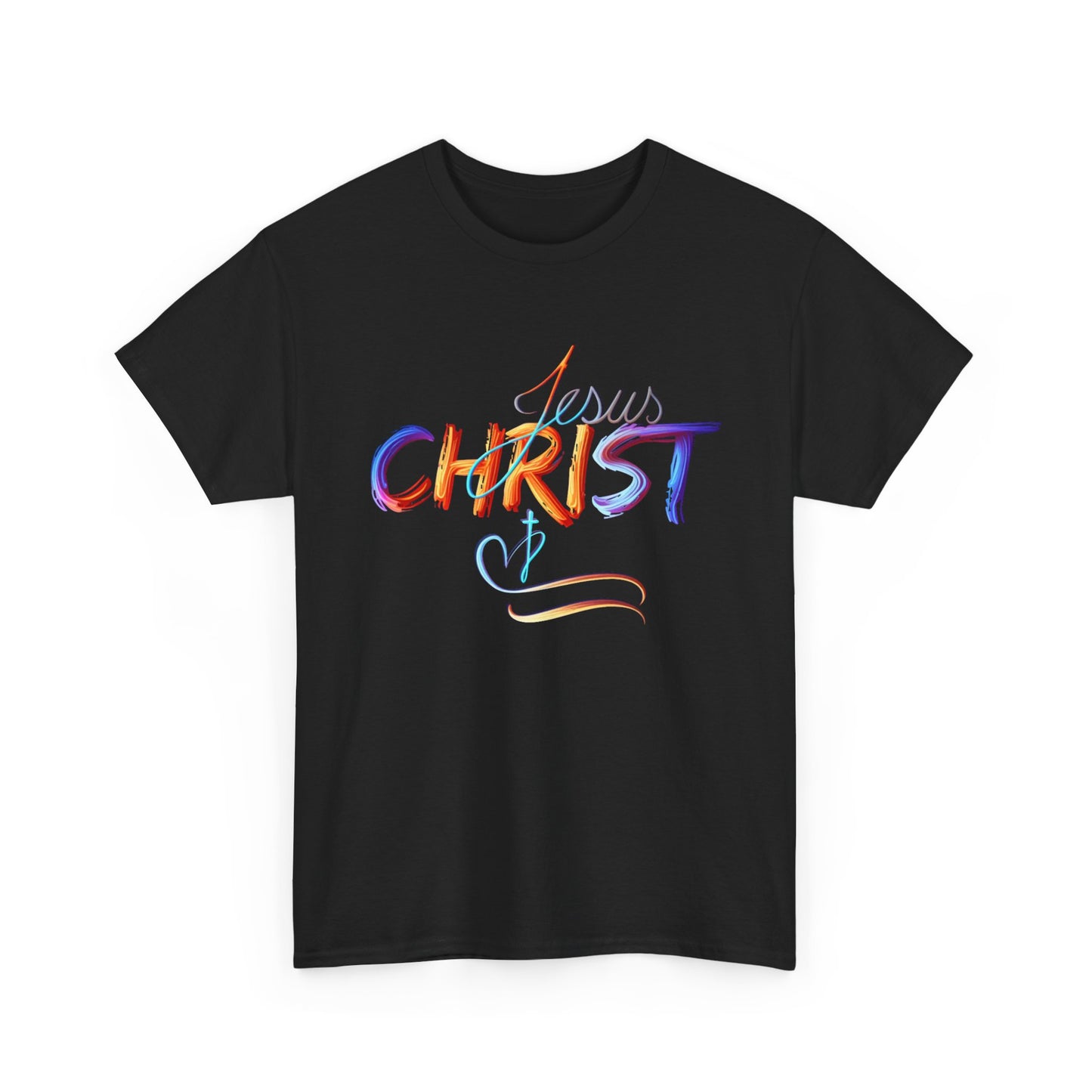Jesus Christ Shirt, Faith & Light T-shirt, Christian Apparel, Bold Christian Graphics, Christian Gift, Faith-Based Art, Gospel Merchandise