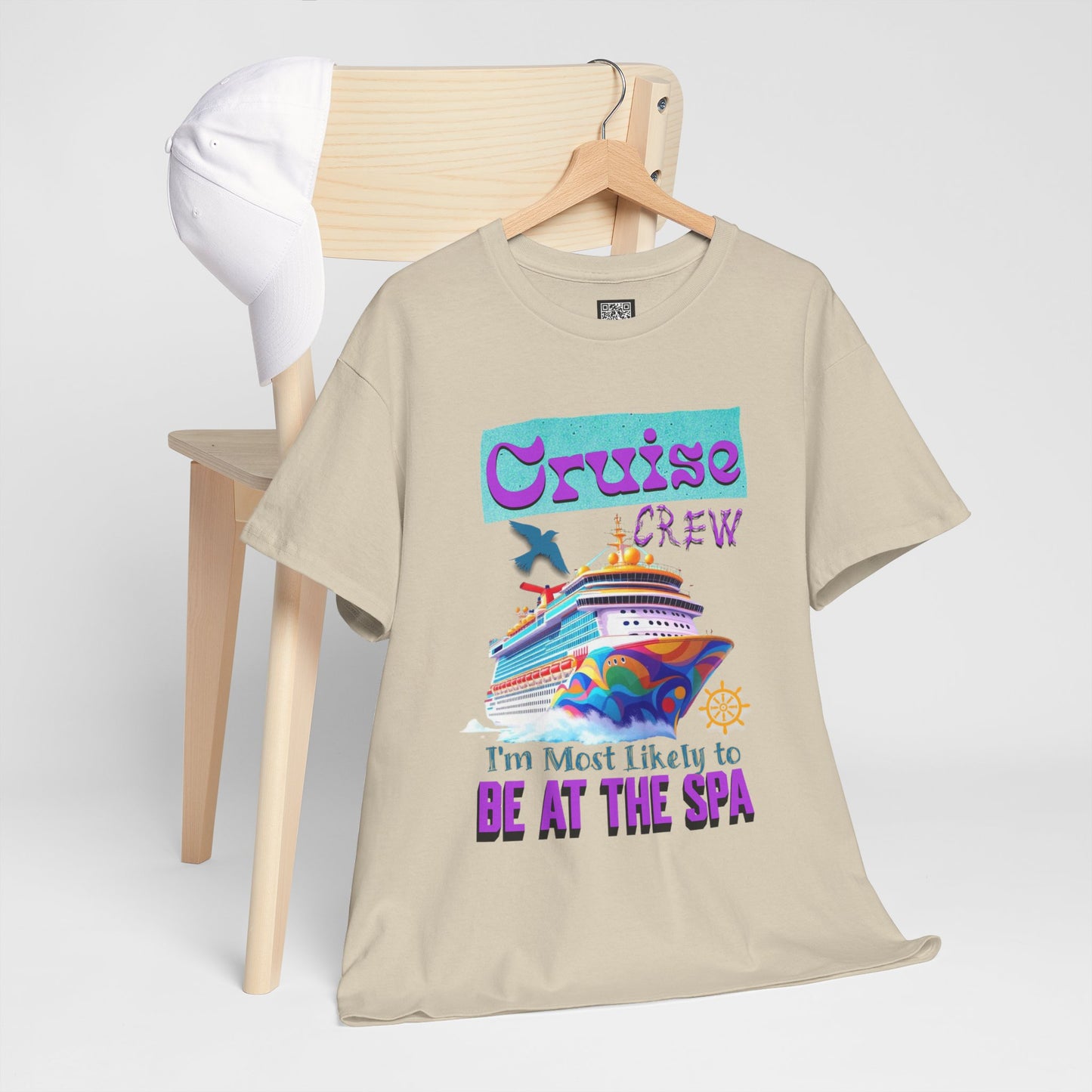 Cruise Crew Unisex Tee - Spa Day Vibes, Cruise Vacation T-Shirt, Funny Group Travel Apparel, Cruise Wear, Summer Fun Shirt