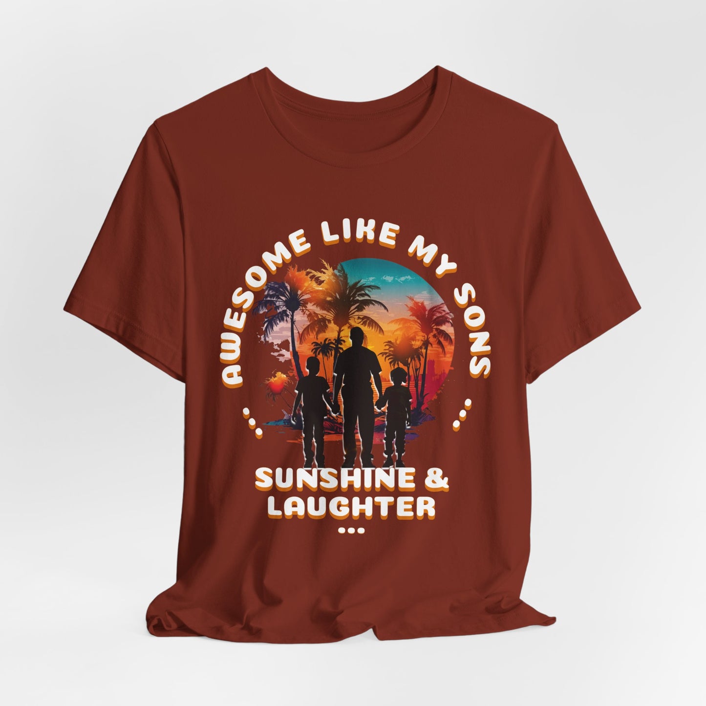 Sunshine & Laughter Tee - Unisex Jersey Short Sleeve Shirt, Gift for Parents, Summer Vibe T-Shirt, Family Trip Shirt, Vacation Apparel