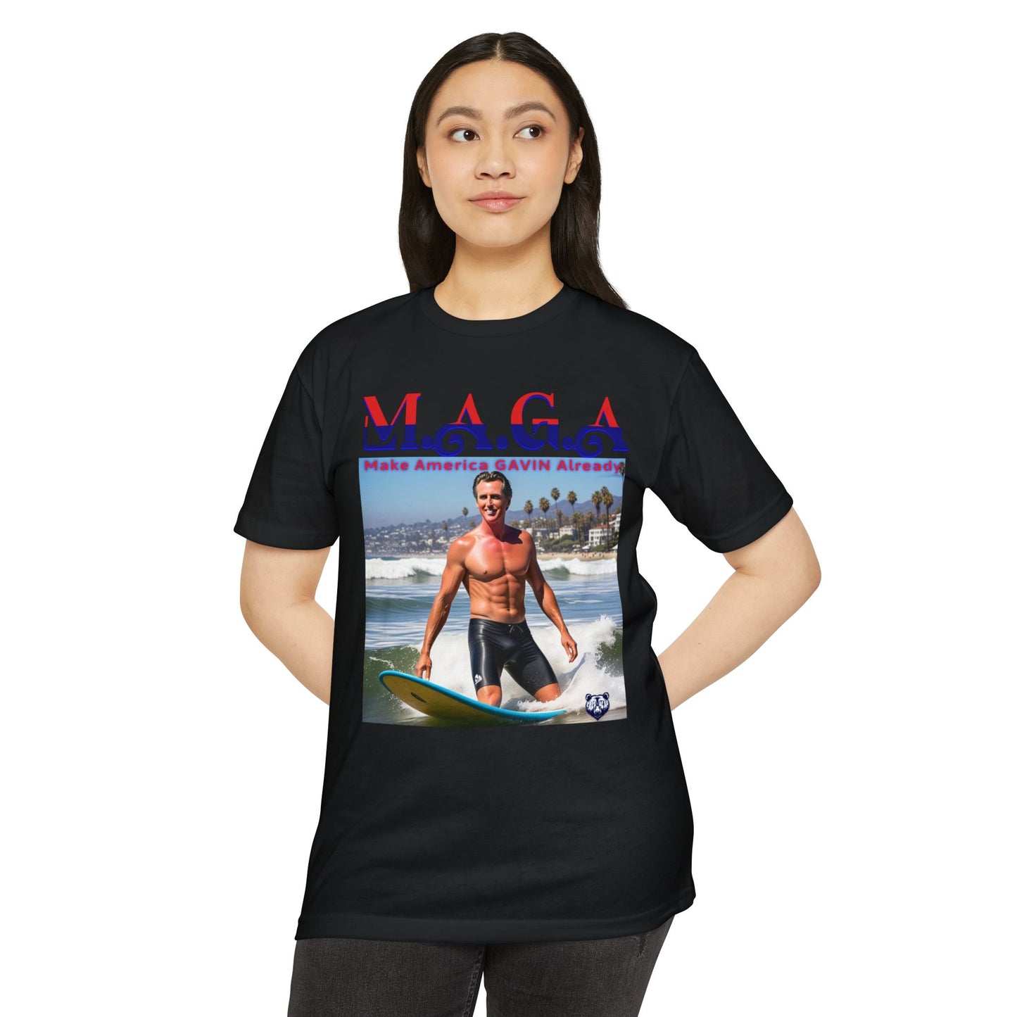 Make America Gavin Already T-shirt | Retro California Beach Vibe | Gavin Newsom T-shirt Apparel | Summer Style | California Pride Tees
