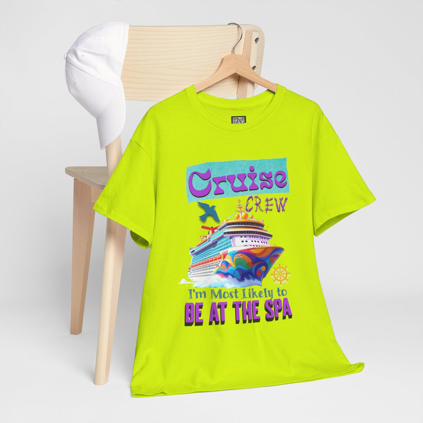Cruise Crew Unisex Tee - Spa Day Vibes, Cruise Vacation T-Shirt, Funny Group Travel Apparel, Cruise Wear, Summer Fun Shirt