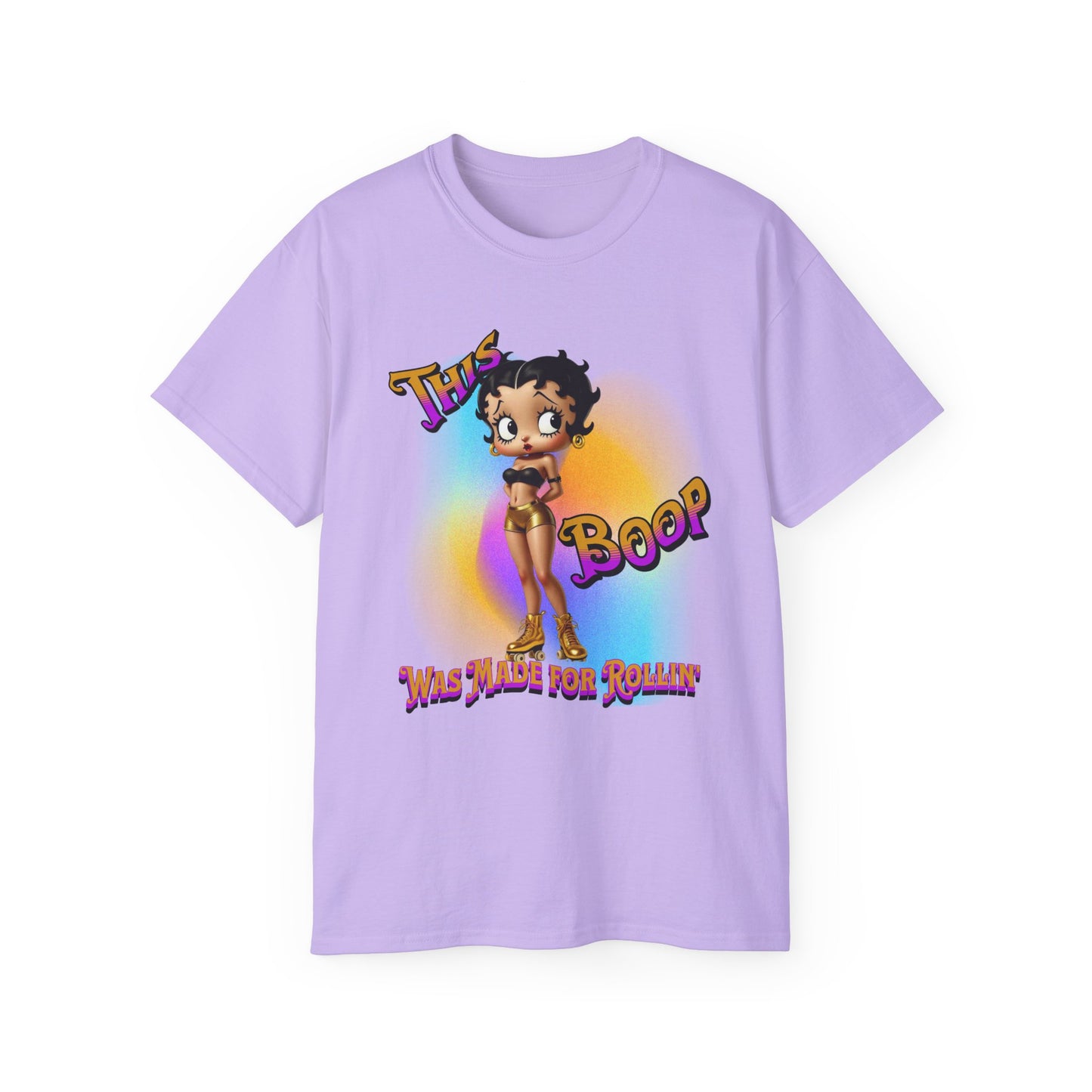 Retro Betty Boop Cartoon Tee, Fun Skater Themed T-Shirt, Vintage Skater Girl Shirt, Casual Wear, Betty Boop Design, Perfect Gift for Skater Fans
