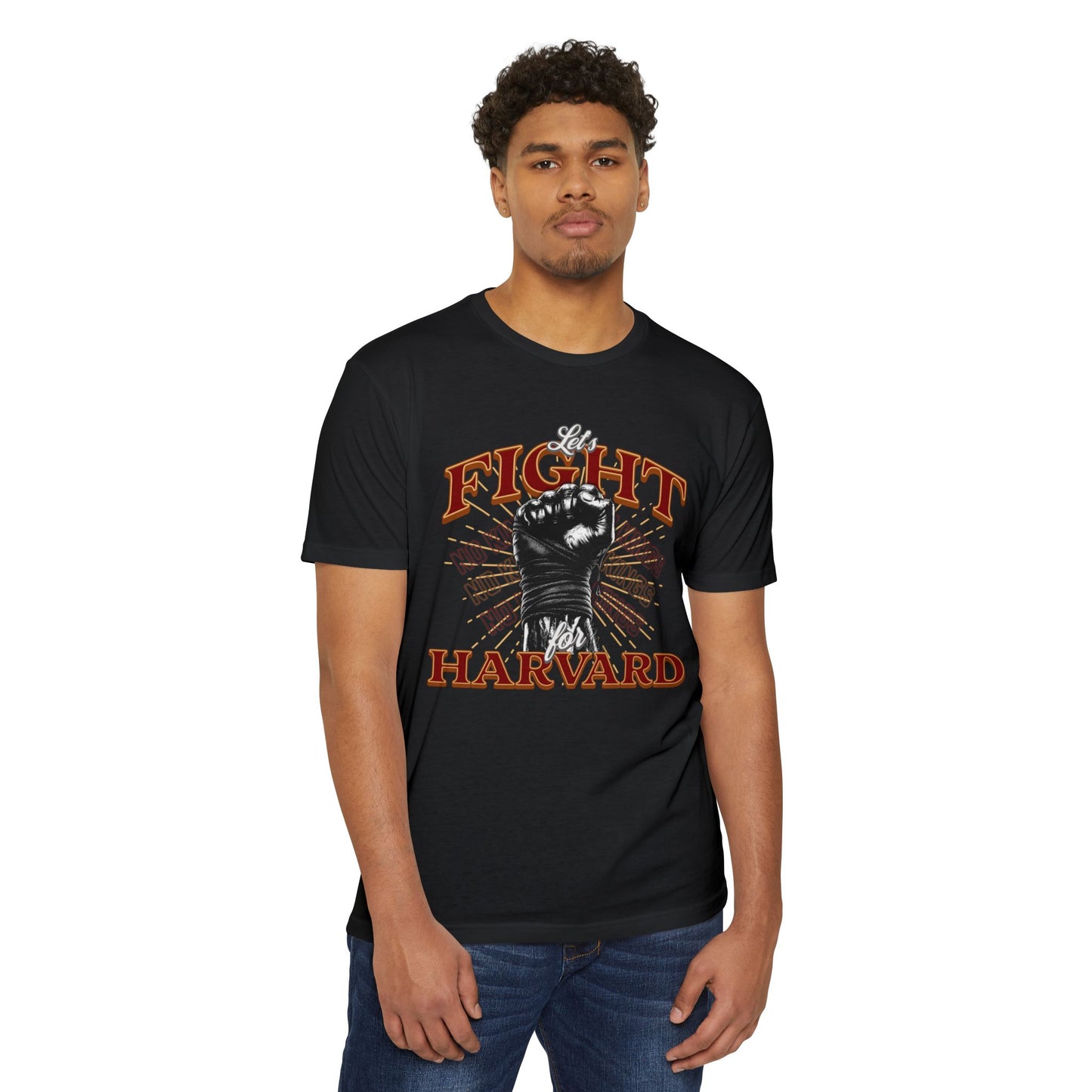 Empowering Fight for Hardvard University T-Shirt | Trump vs. Harvard T-Shirts, Spirit of Democracy, Standing with Hardvard Tee