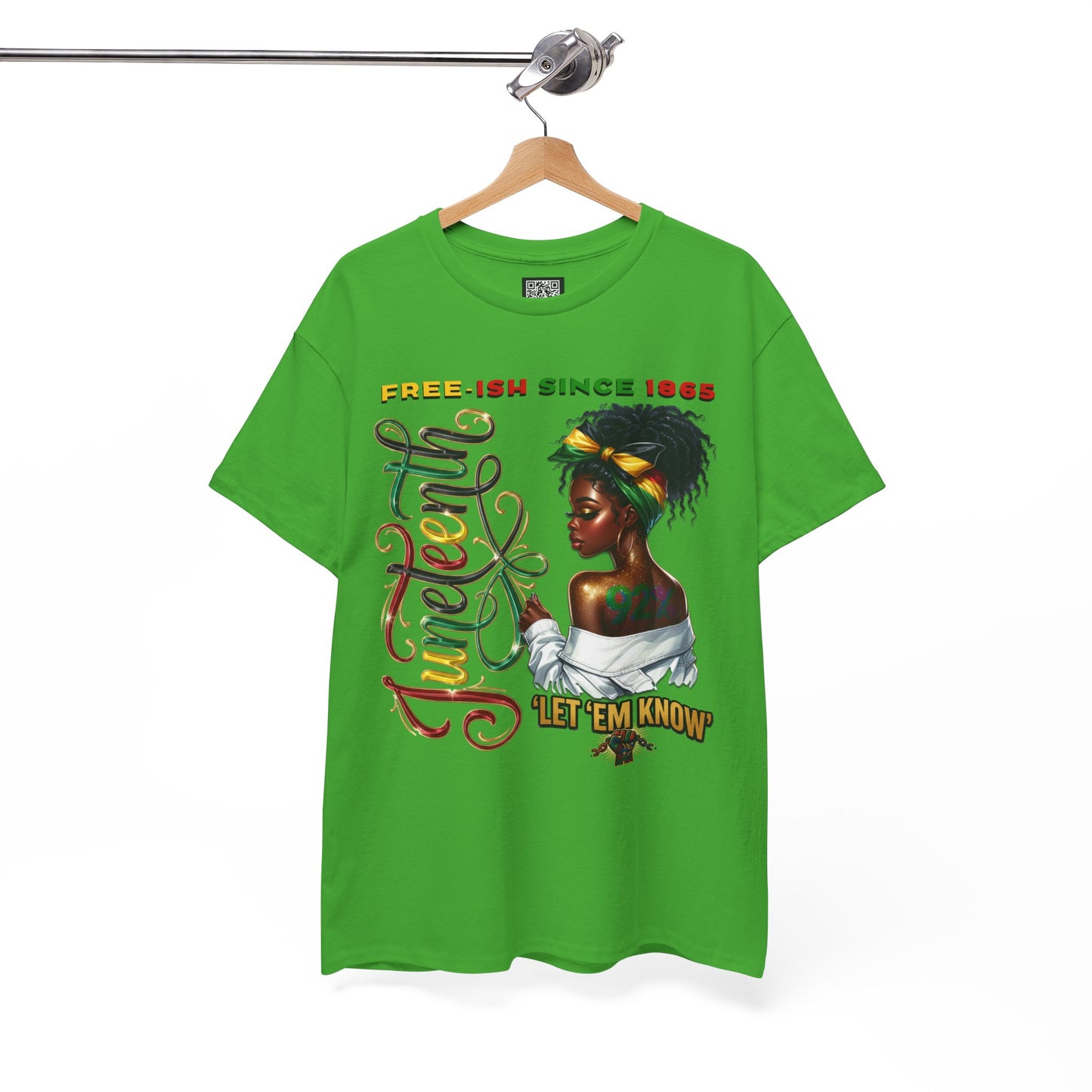Juneteenth Celebration T-Shirt — 'Juneteenth Let 'Em Know' African American Heritage Tee
