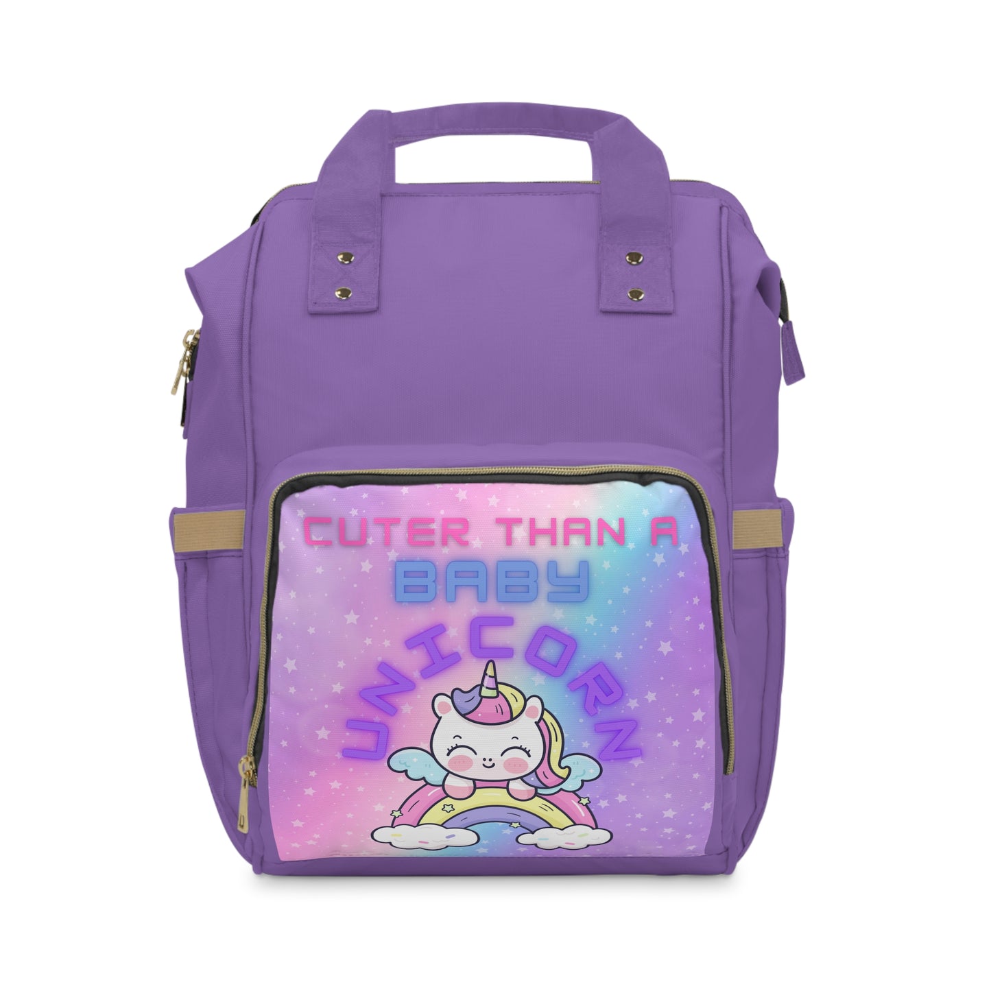 Cuter Than a Baby Unicorn Multifunctional Diaper Backpack, Perfect Gift for a Newborn Baby,