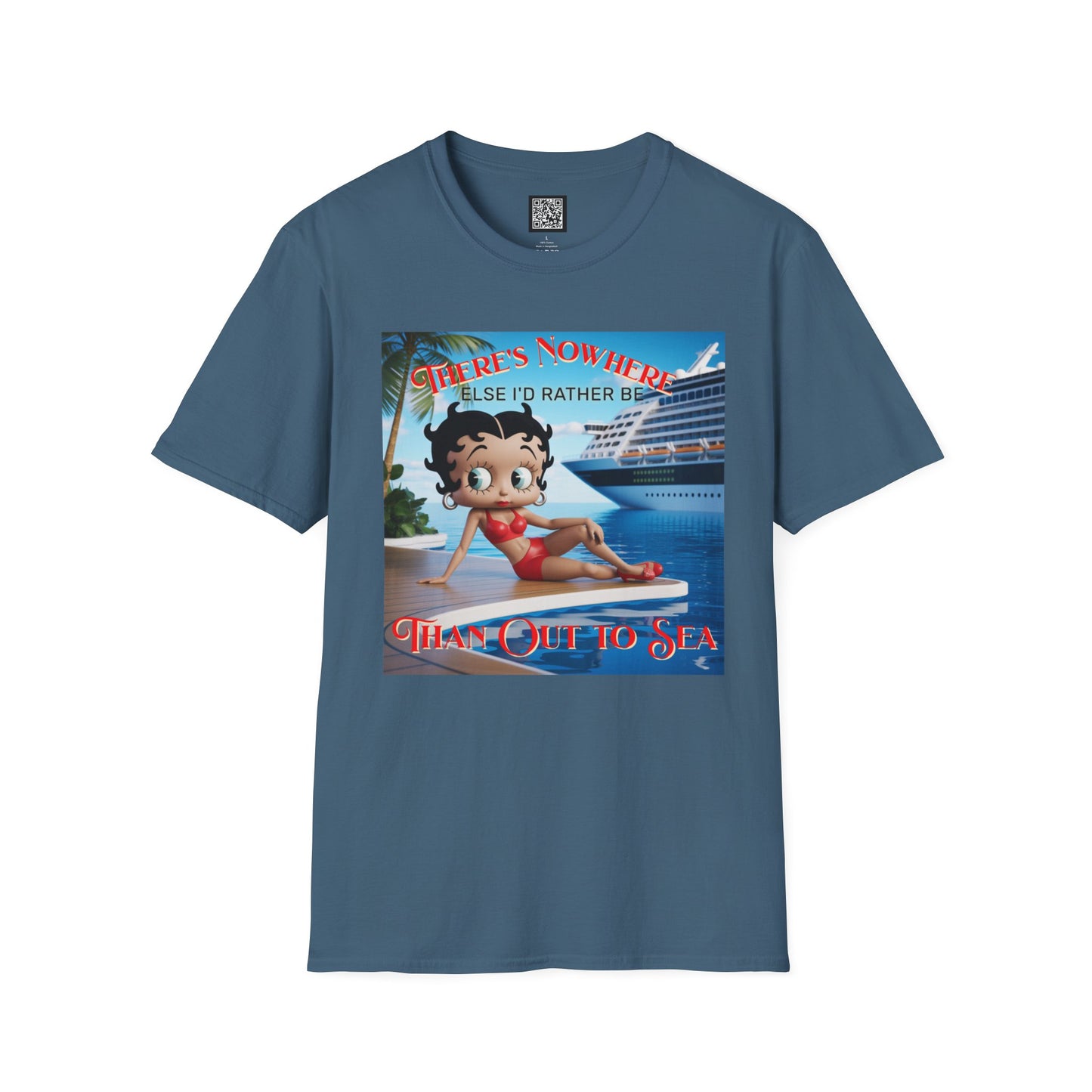 Betty Boop Cruisin' Vintage T-Shirt, Retro Beach Tee, Cute Cruise Themed Summer Fun Shirt, Vacation Outfit, Bettsie Style Clothing