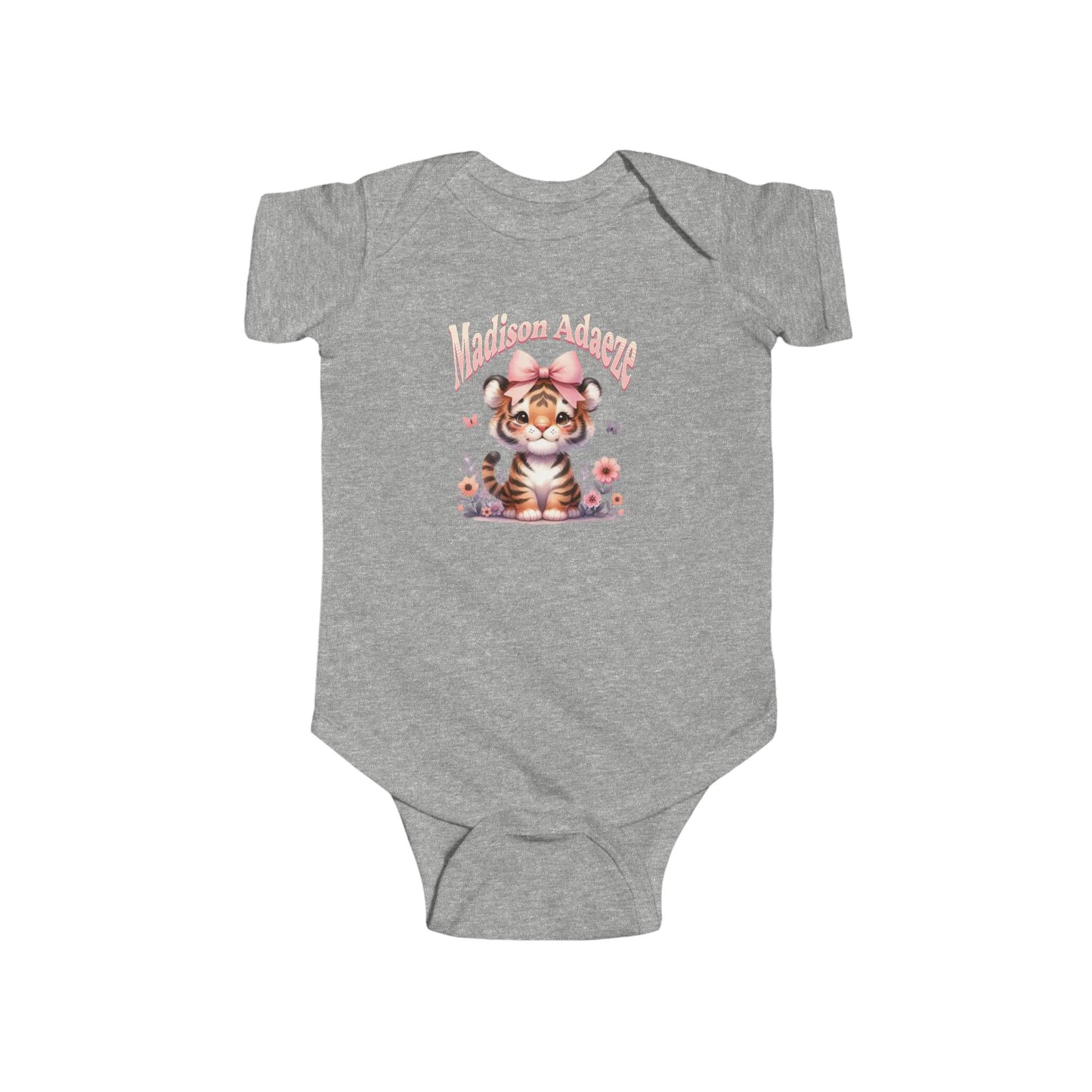 Custom Infant Fine Jersey Bodysuit, Custom Onesie for Boy or Girl, Personalized Onesie for Boy or Girls, Baby Shower Gifts for Babies